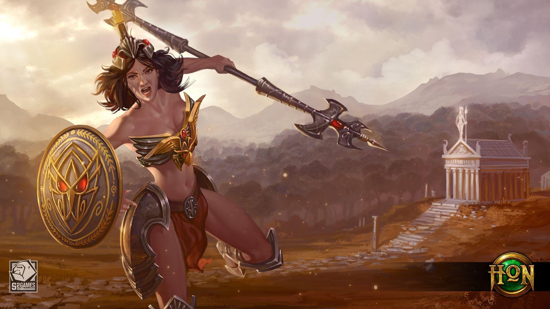 1920x1080 Athena Greek Goddess Wallpaper