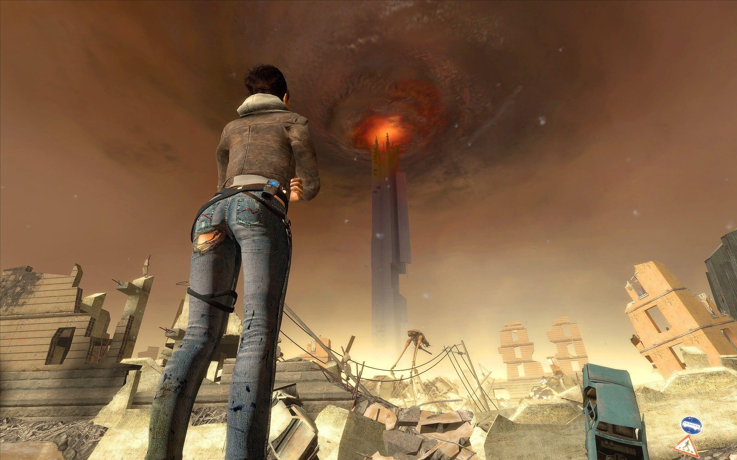 2560x1600 Female character digital game wallpaper, video games