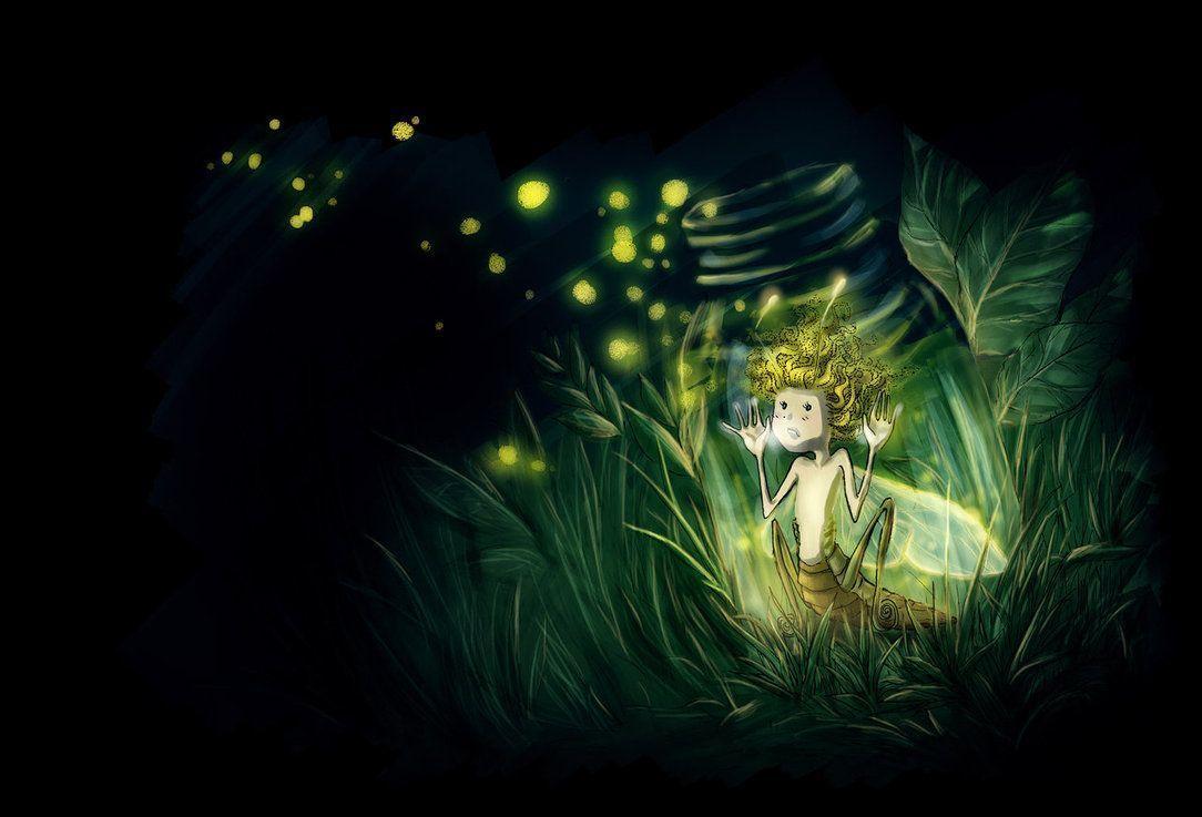 1084x737 Fireflies Wallpaper