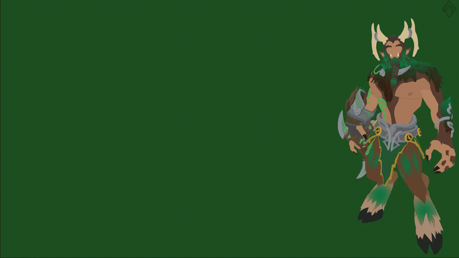 1600x900 Smite. Cernunnos Minimalist Wallpaper, Jay R