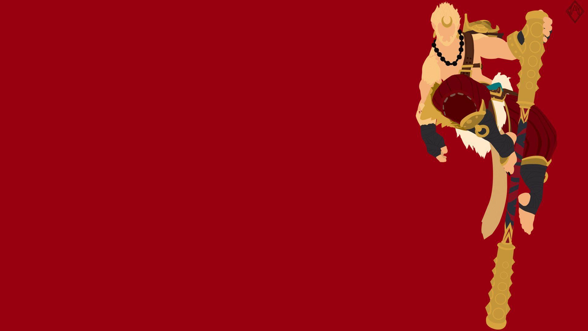 1920x1080 Smite. Sun Wukong Minimalist Wallpaper, Jay R