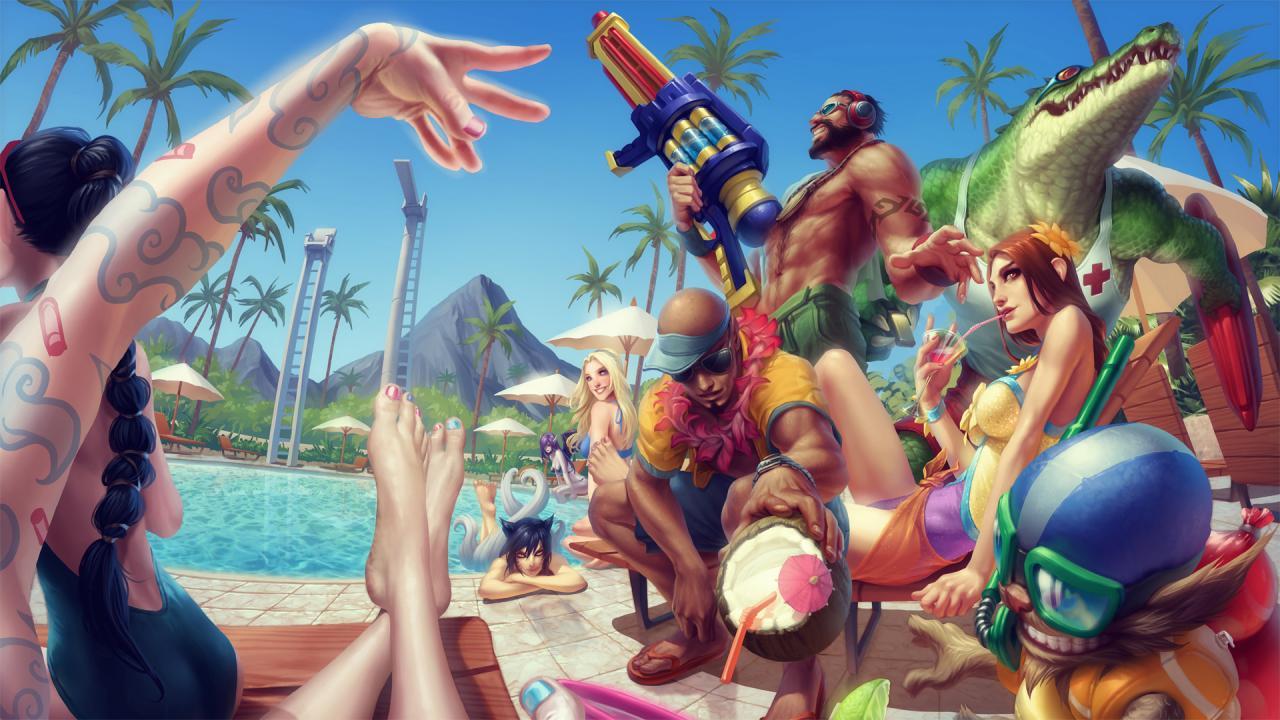 1280x720 Make a splash, Pool Party is here!. League of Legends