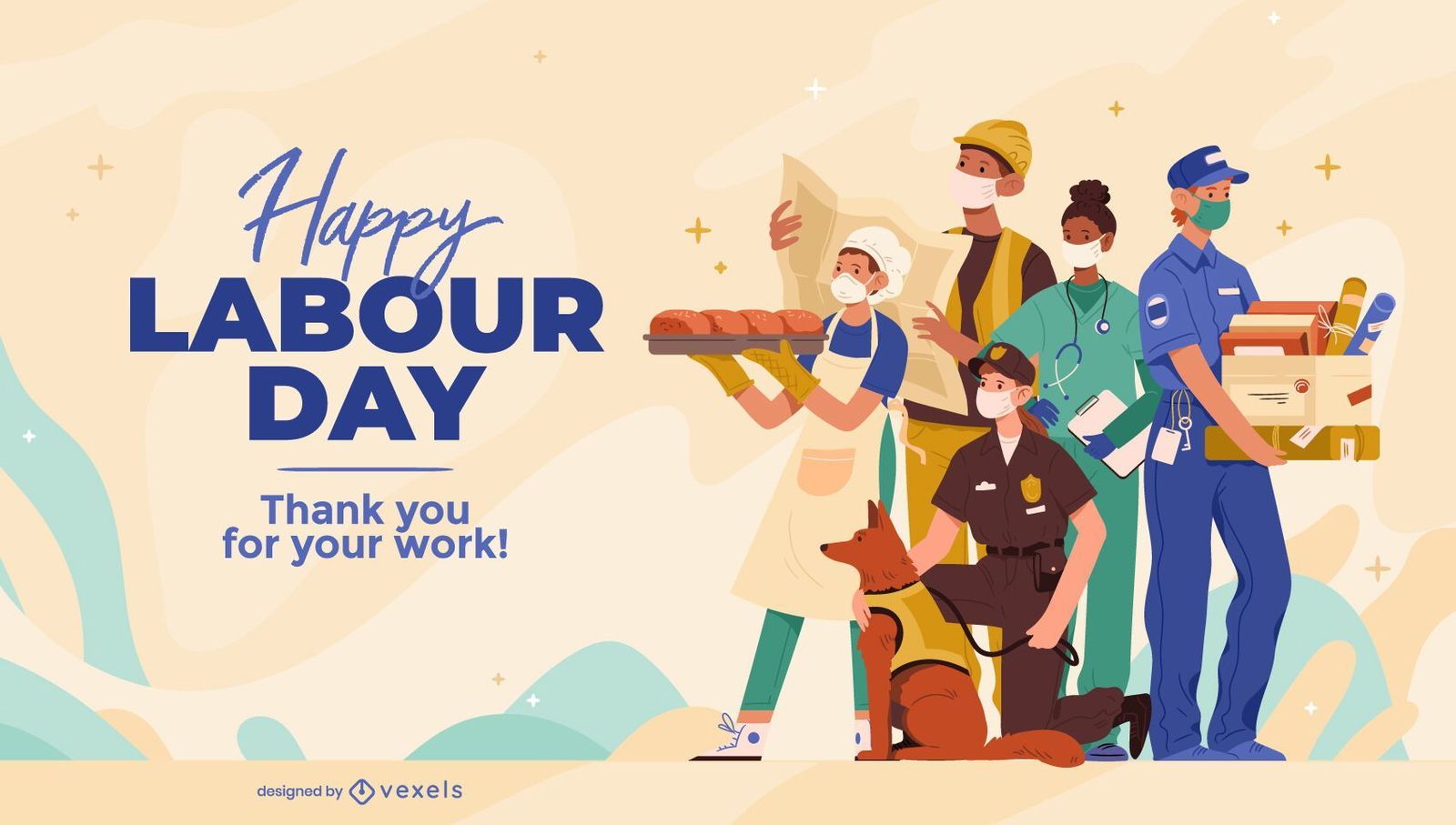 1600x907 Labour day Vector & Graphics to Download
