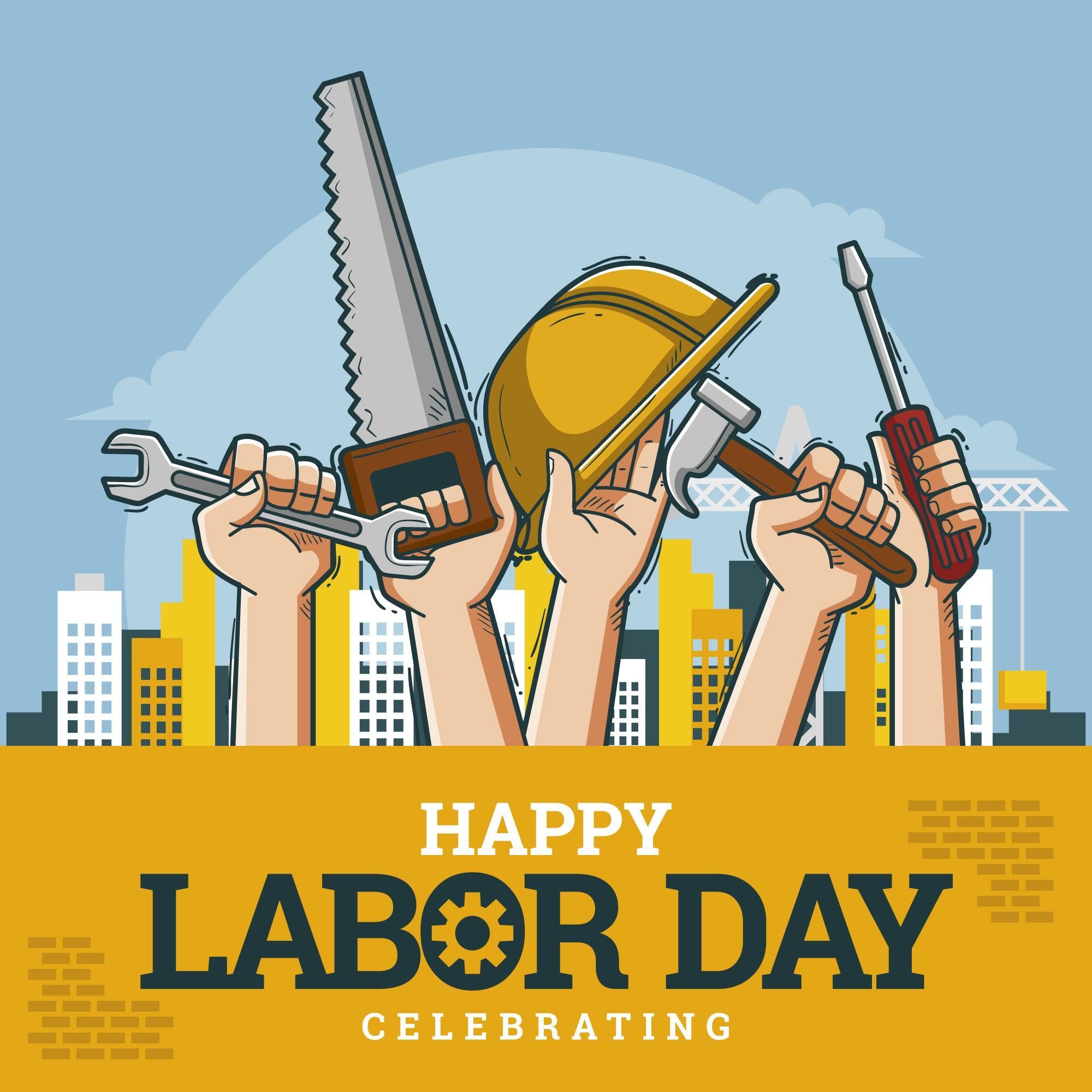 2000x2000 International Labour Day 2024: Best wishes, messages, image and greetings to share with your colleagues and friends