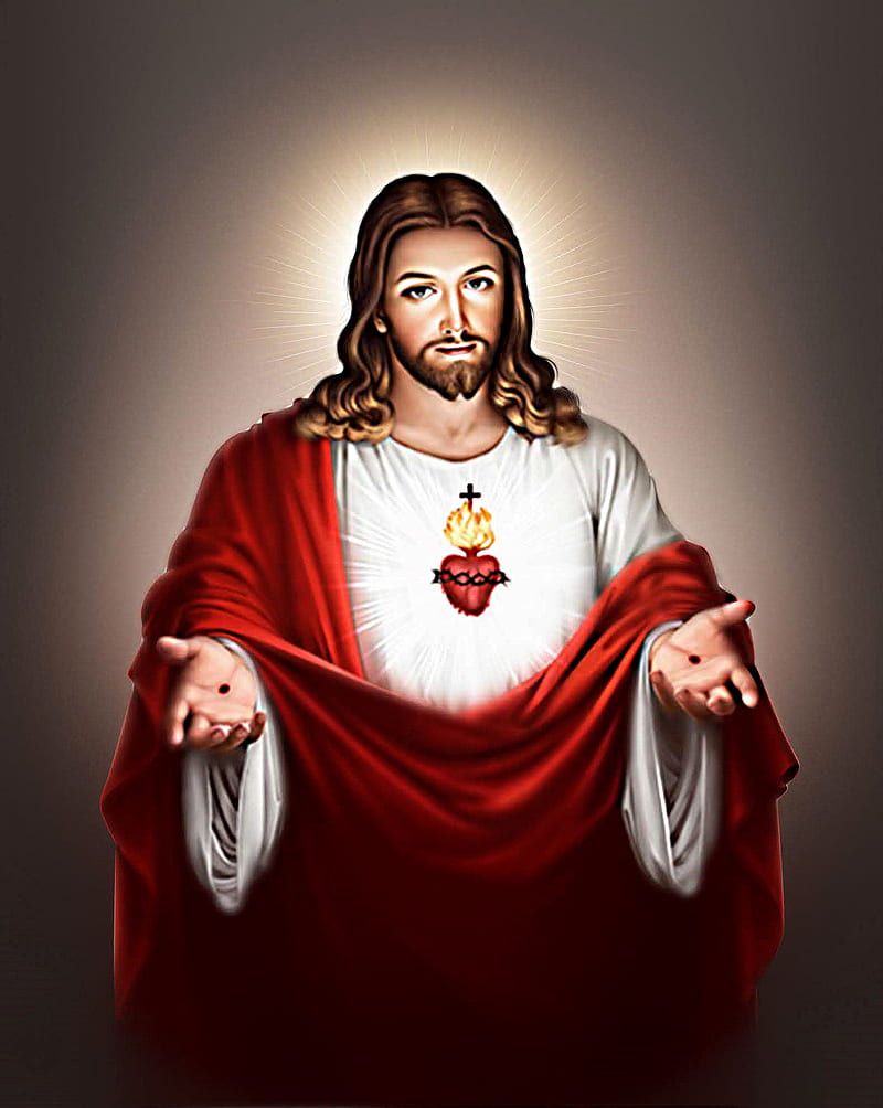 800x1004 Jesus Christ, painting, chist, christian, lord, bless, god, HD phone wallpaper