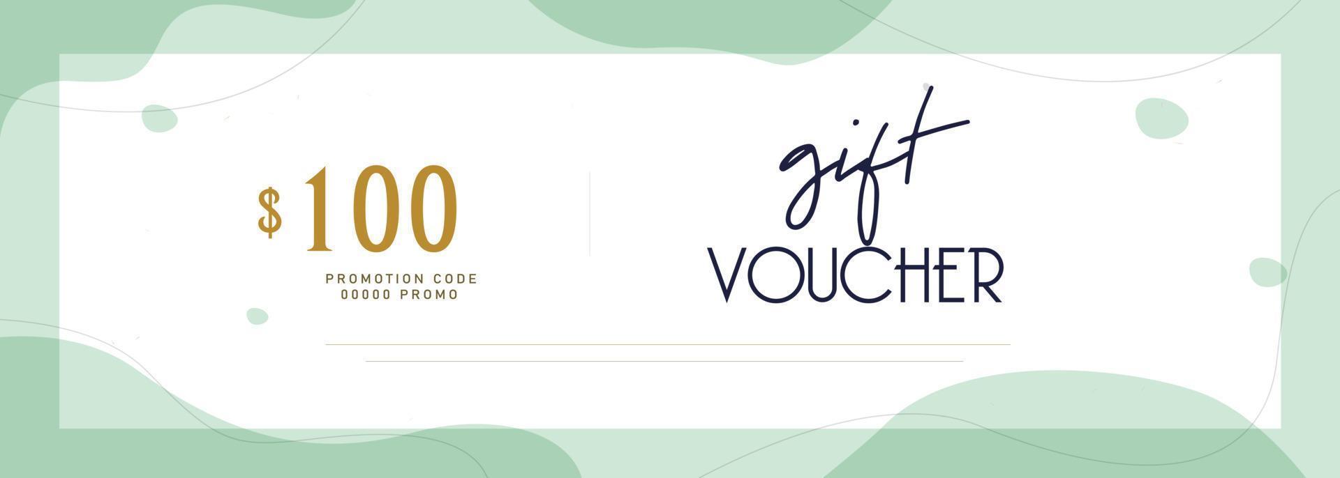 1920x686 Simple Voucher gift for coupon design or invitation. background vector illustration