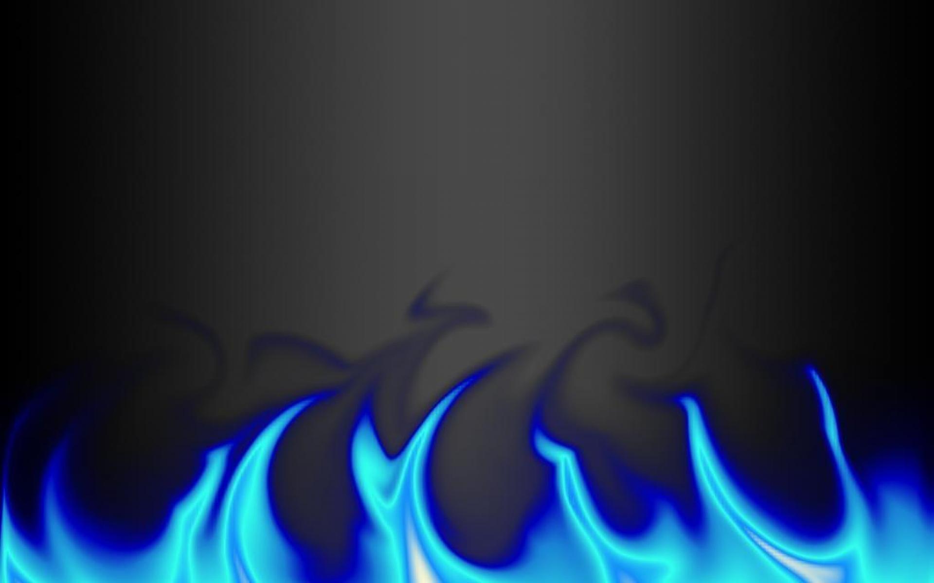 1920x1200 Blue Flames Wallpaper