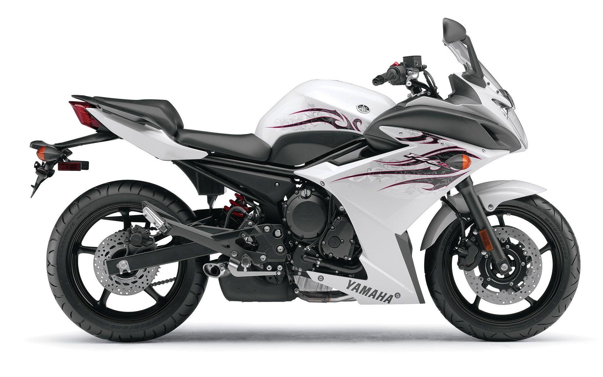 1920x1200 Yamaha FZ 6R White Tribal Flames 1920x1200 WIDE Wallpaper Bikes