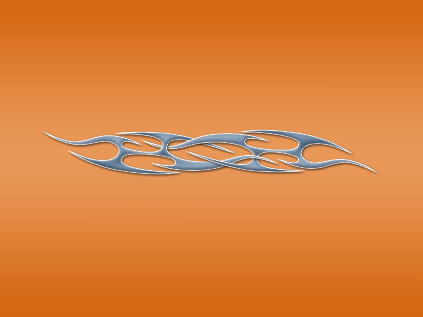 1600x1200 Tribal flame bike
