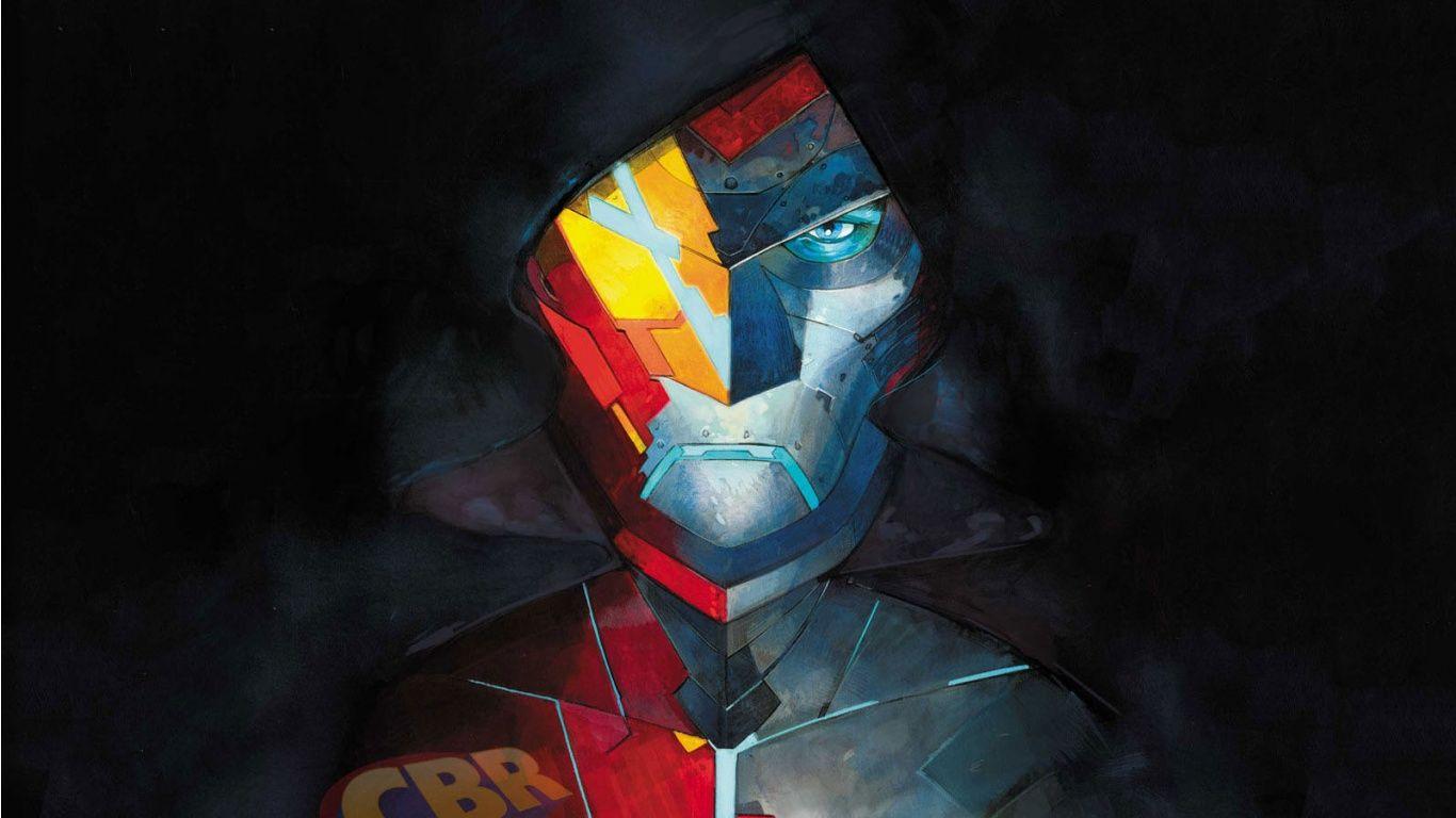 1366x768 Infamous Iron Man Art Wallpaper