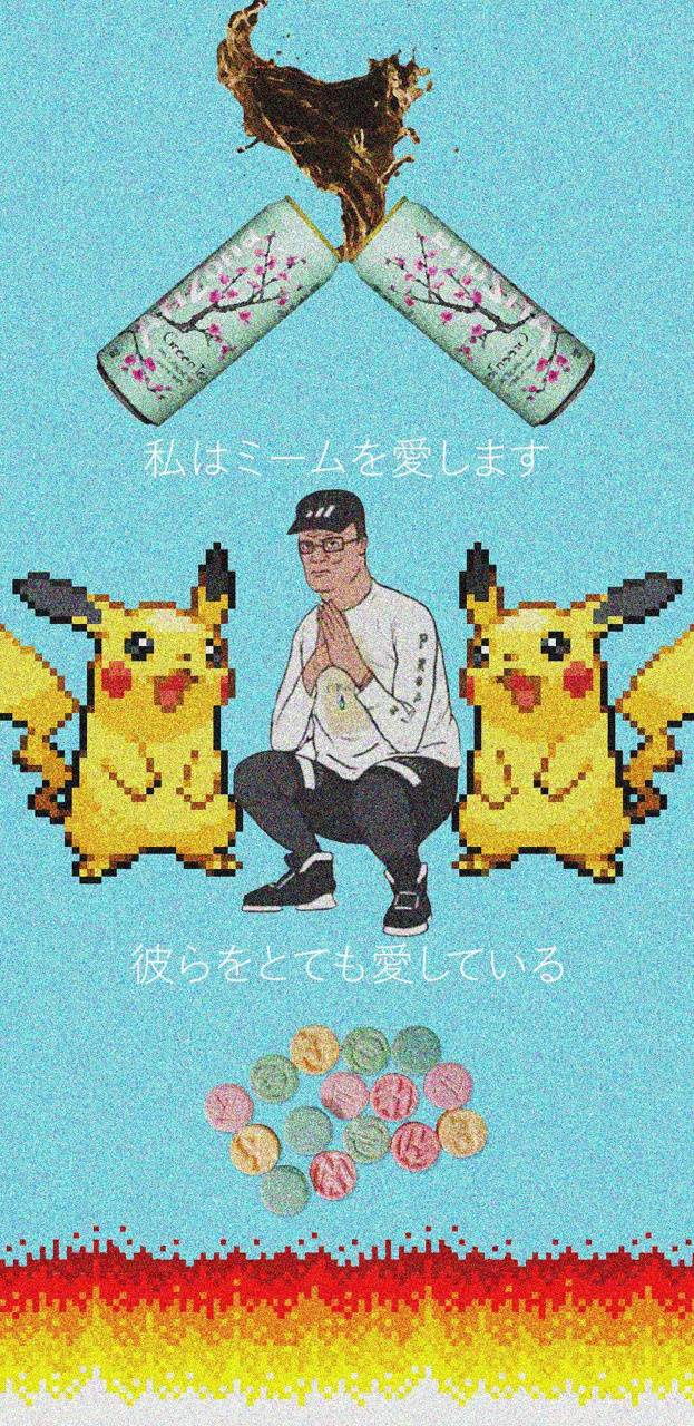 623x1280 Hank hill pikachu wallpaper