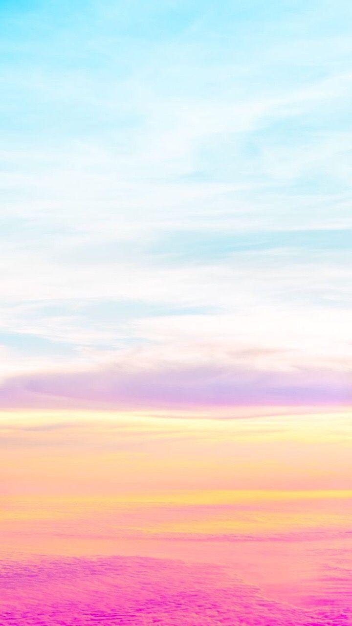 720x1280 Ombre bầu trời.  Pastel hình nền iphone, Pastel bầu trời, Pastel
