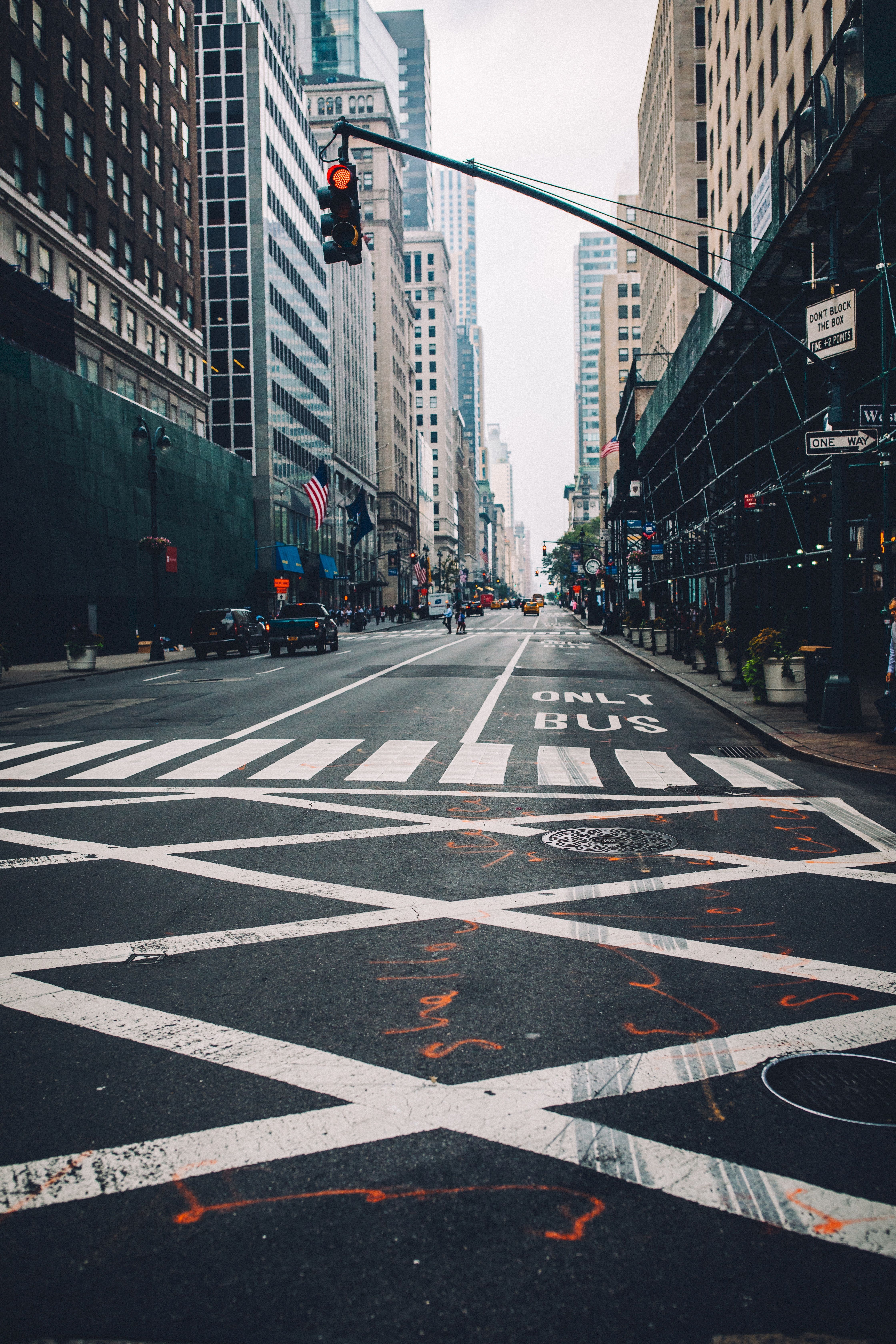 4480x6720 Wallpaper Black and White Pedestrian Lane, Background Free Image