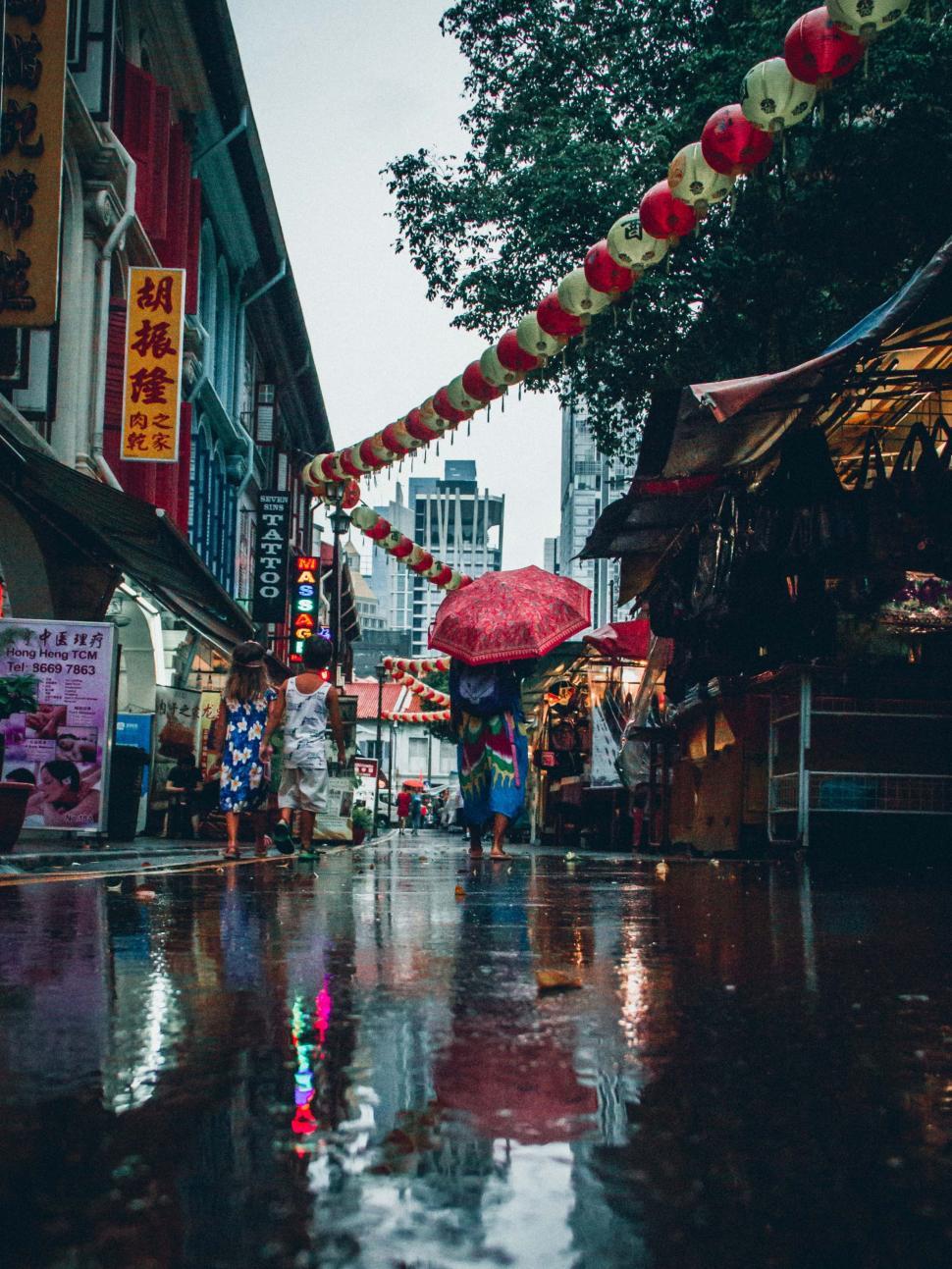 970x1293 Free of People Walking Down City Street on Rainy Day. Download Free Image and Free Illustrations