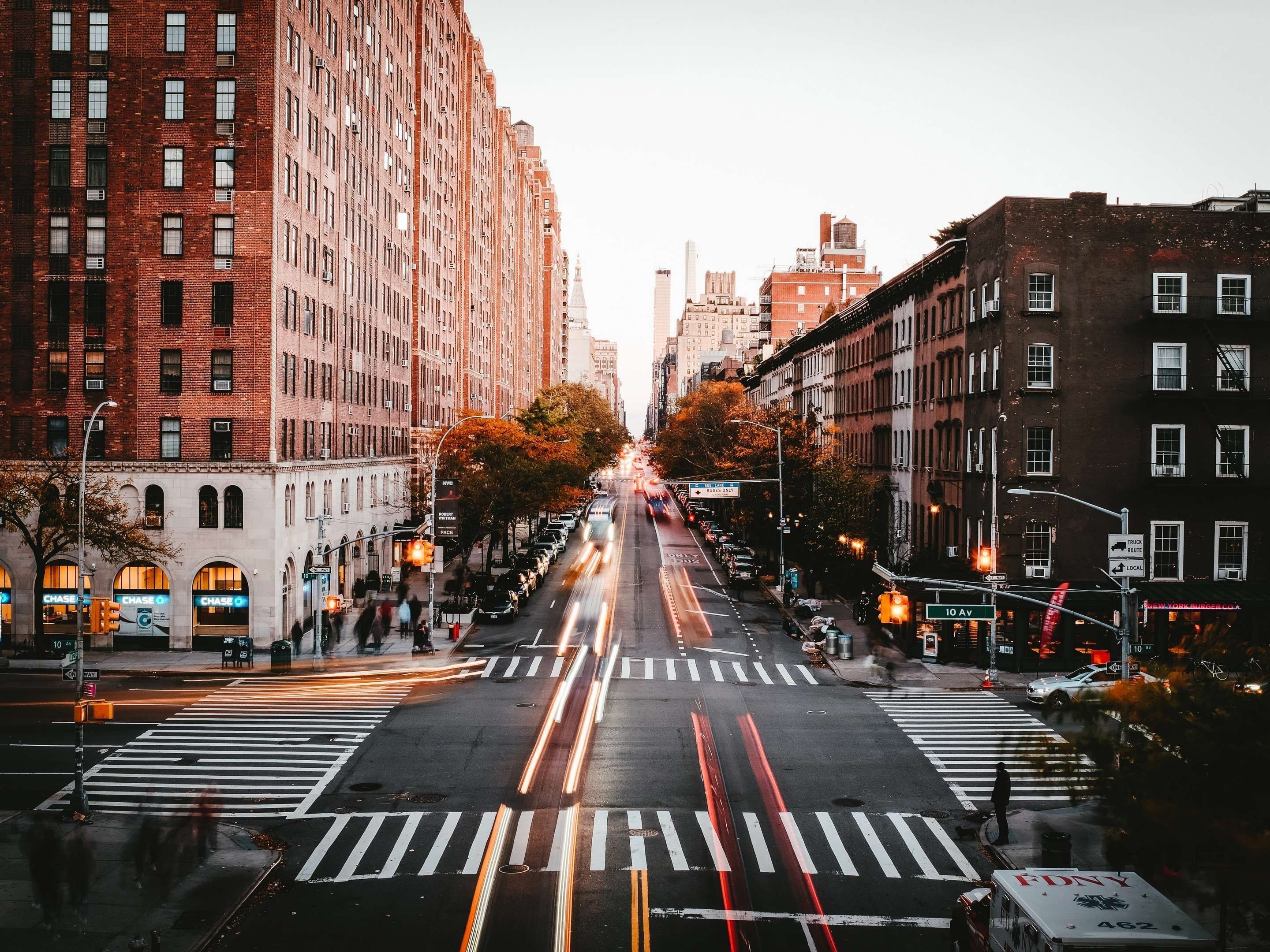 2880x2160 New York Streets Wallpaper