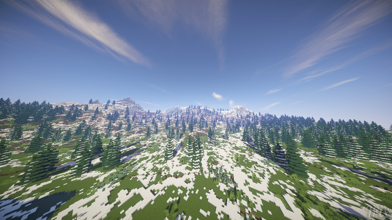 1366x768 Frozen Mountain