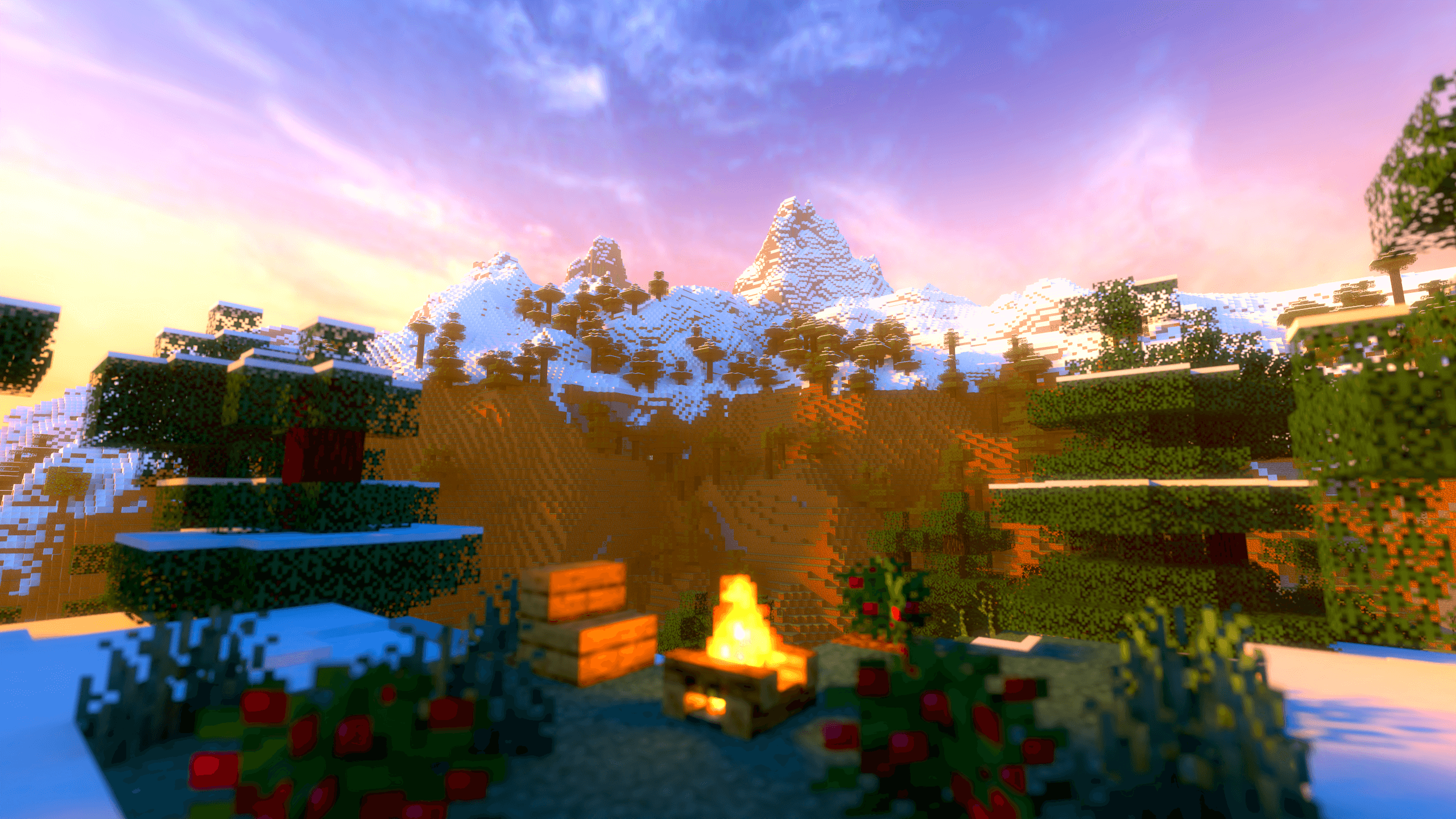 2560x1440 NEW 2025 Minecraft Background Image