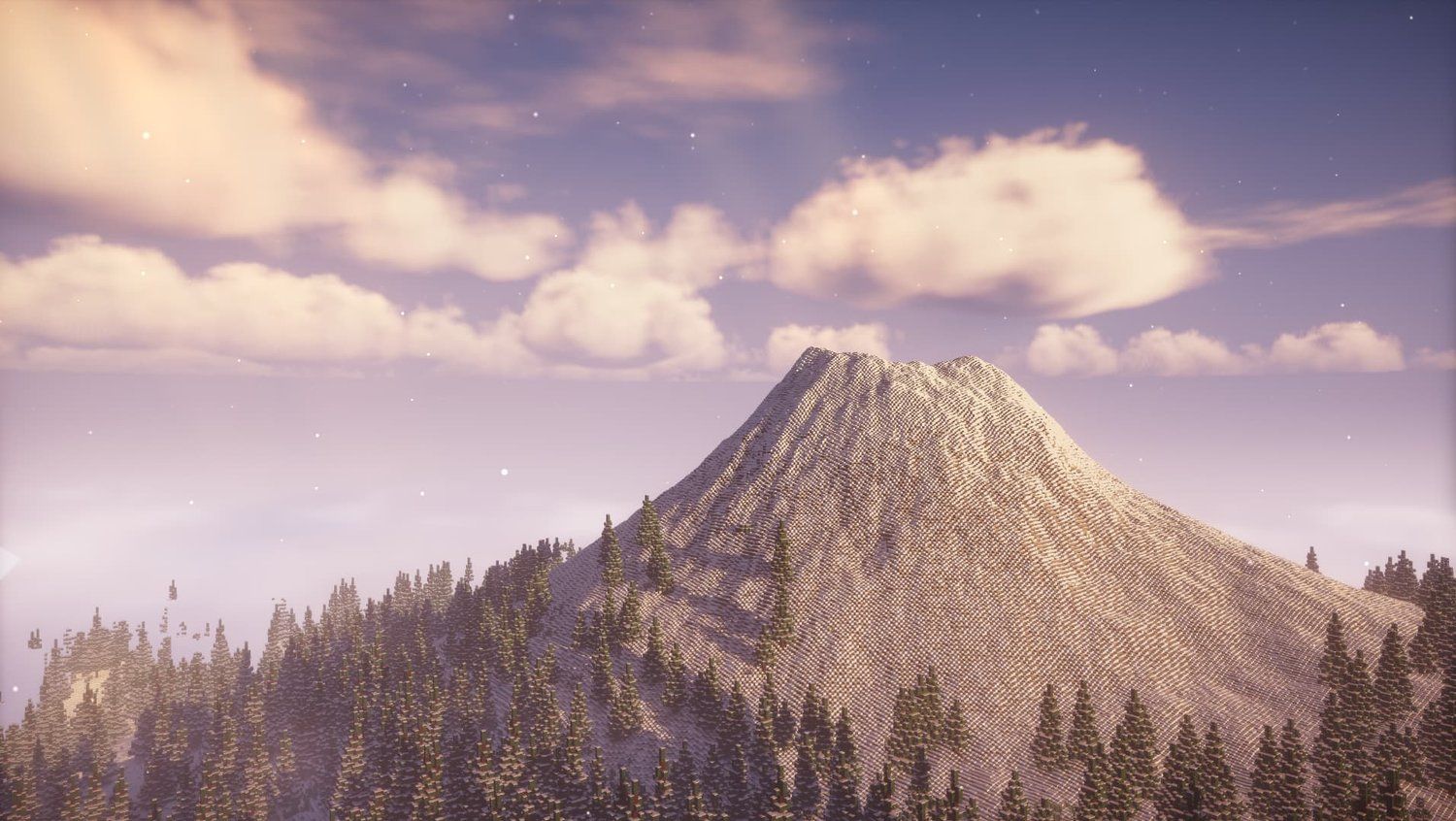 1500x846 Minecraft 4k Mountain Animated Wallpaper