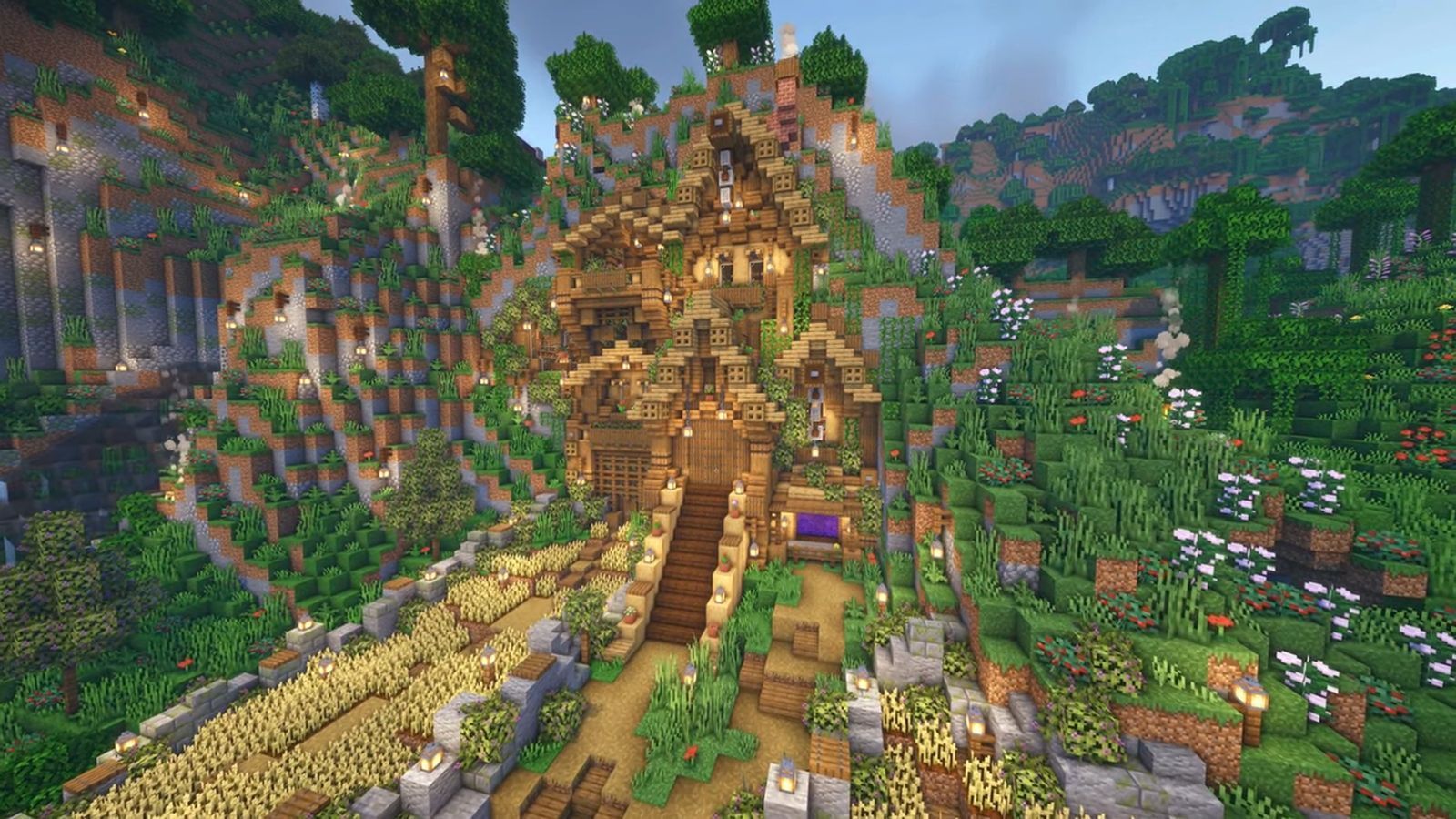 1600x900 Best Minecraft mountain house ideas & tutorials