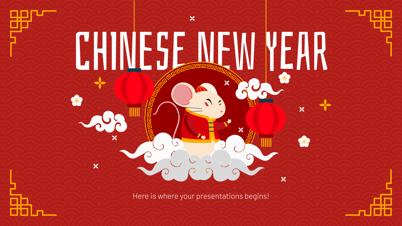 1600x900 Chinese New Year Google Slides Theme and PowerPoint Template
