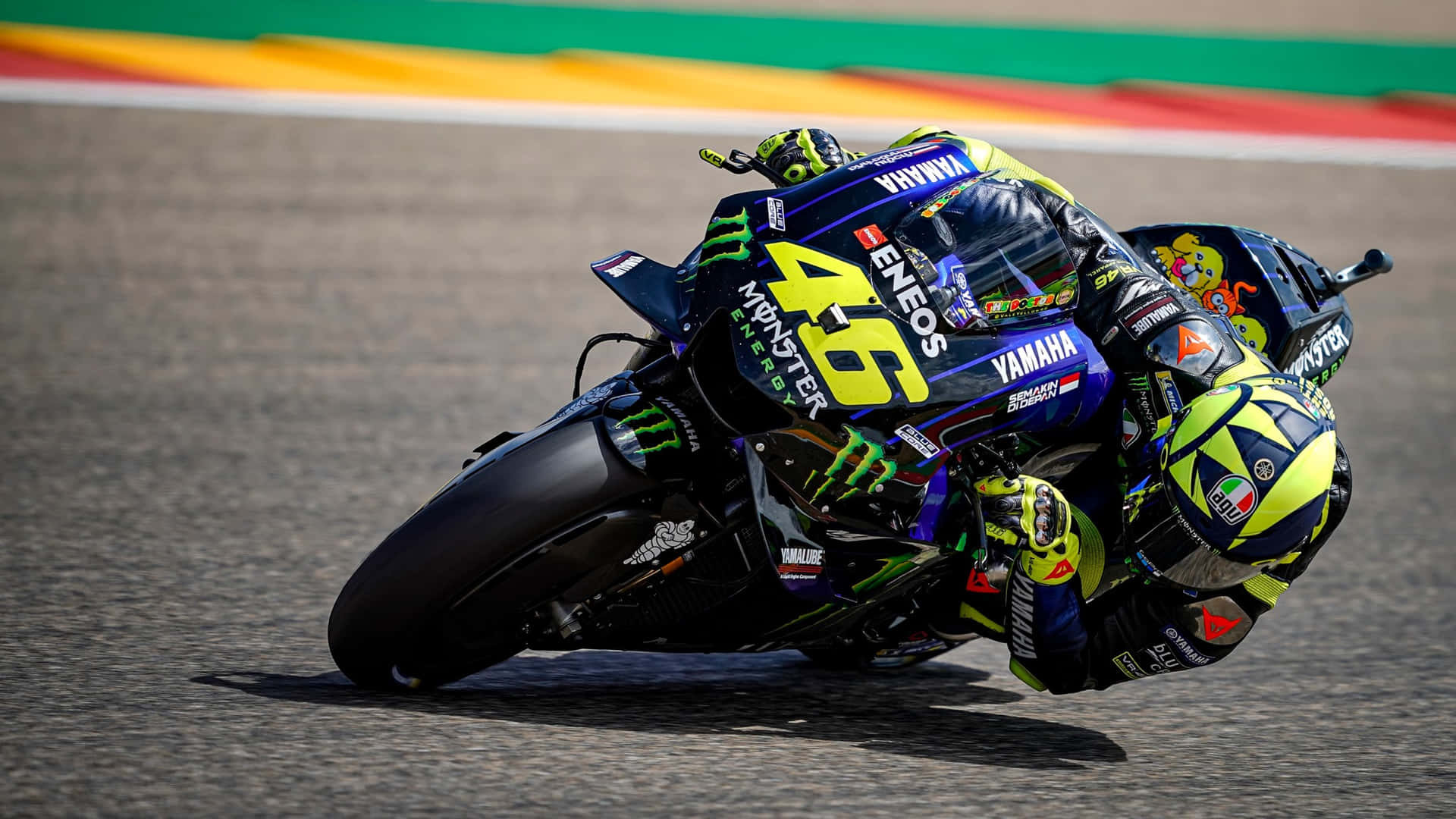 1920x1080 Vr46 Italian Pro Motogp Racer Wallpaper