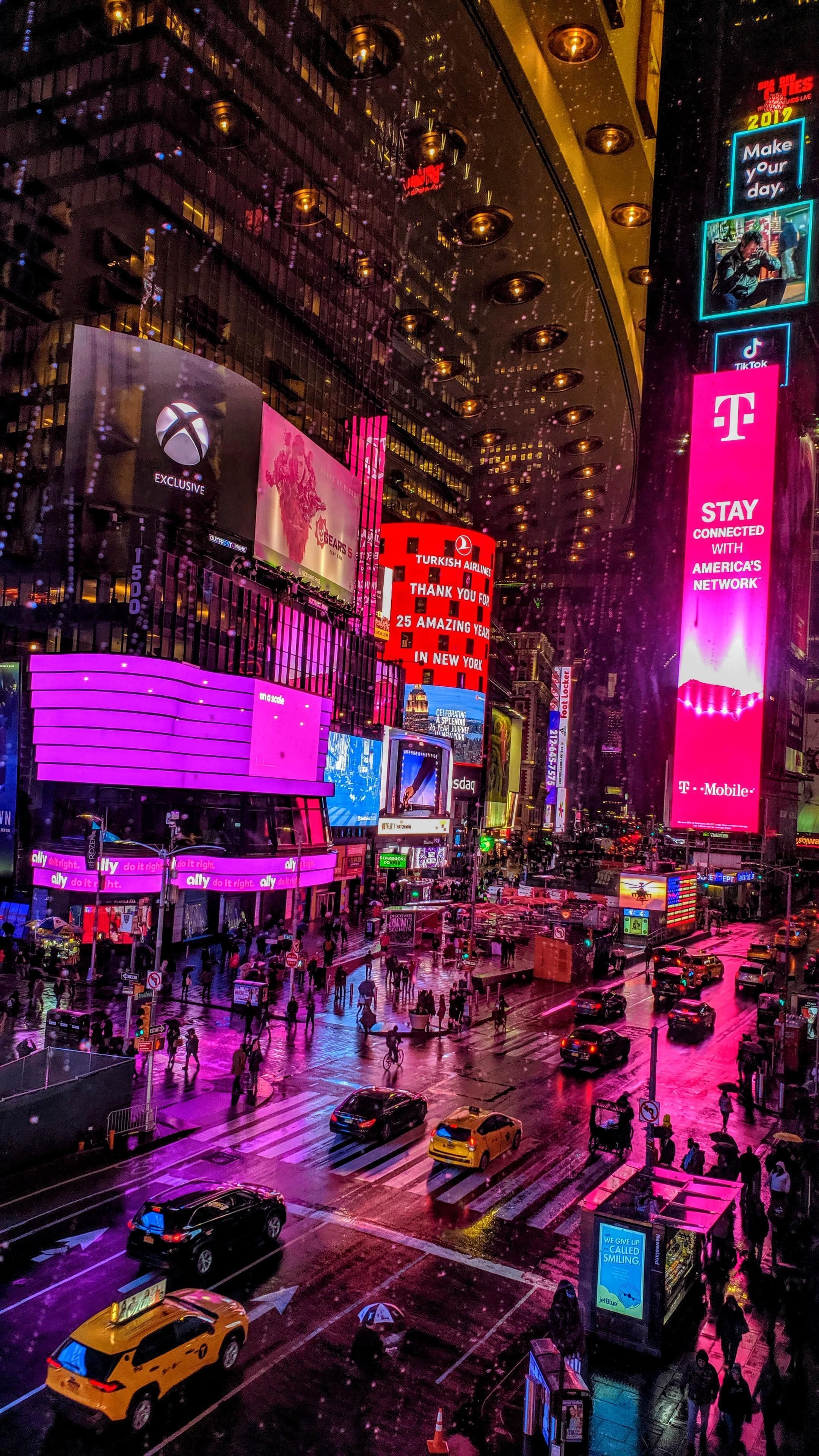 2160x3840 Times Square Wallpaper