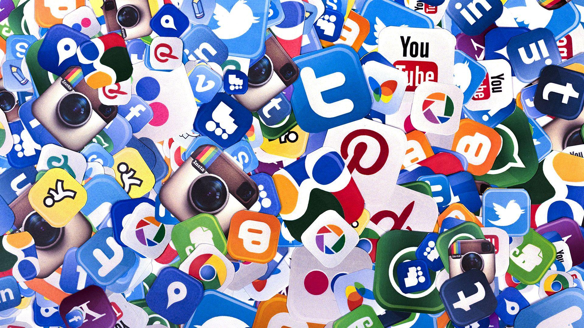 Social Media Icons Wallpapers Top Free Social Media Icons Backgrounds 