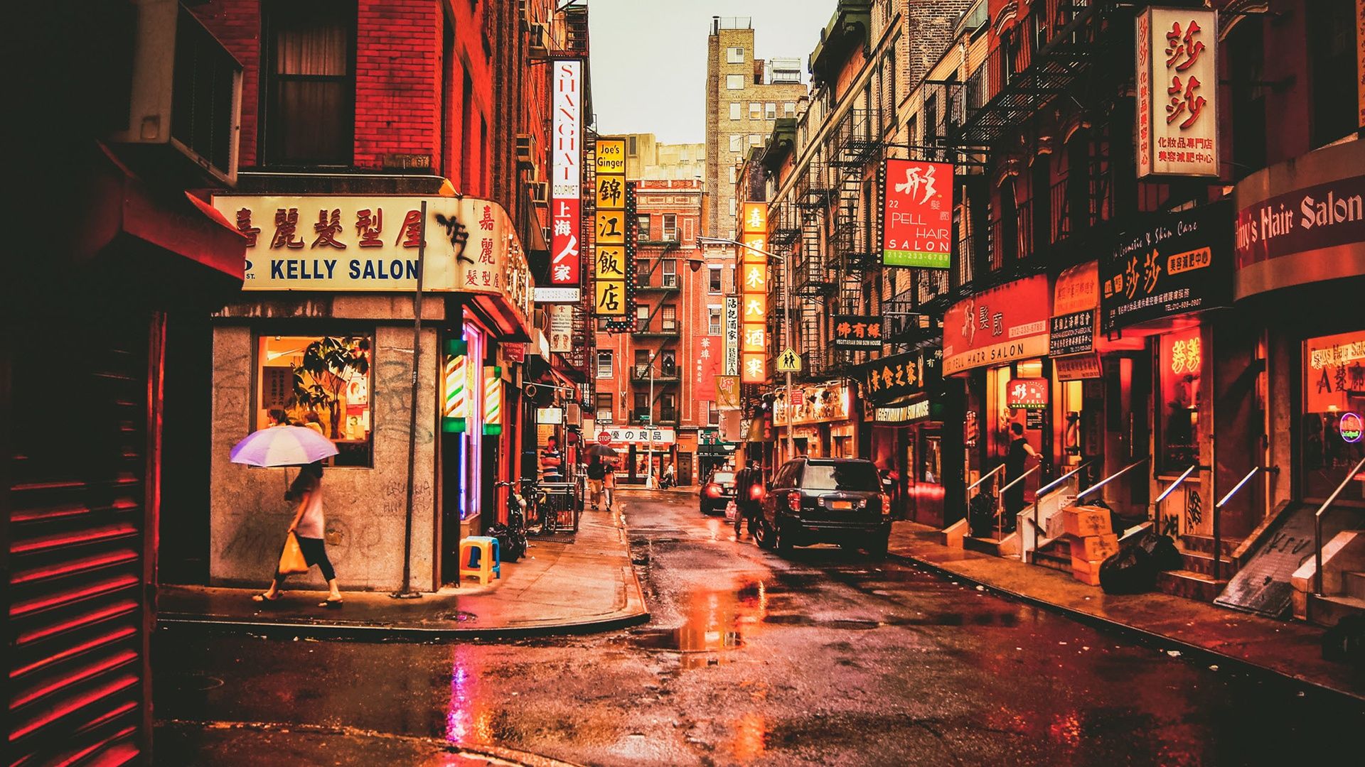 1920x1080 Wallpaper New York, USA, USA, New York, Chinatown, Chinatown for mobile and desktop, section город, resolution 1920x1080