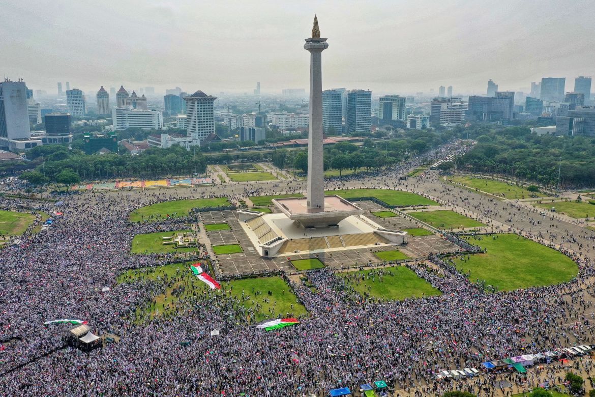 1170x780 Tens Of Thousands March Across The World For Gaza Ceasefire. Israel Palestine Conflict News