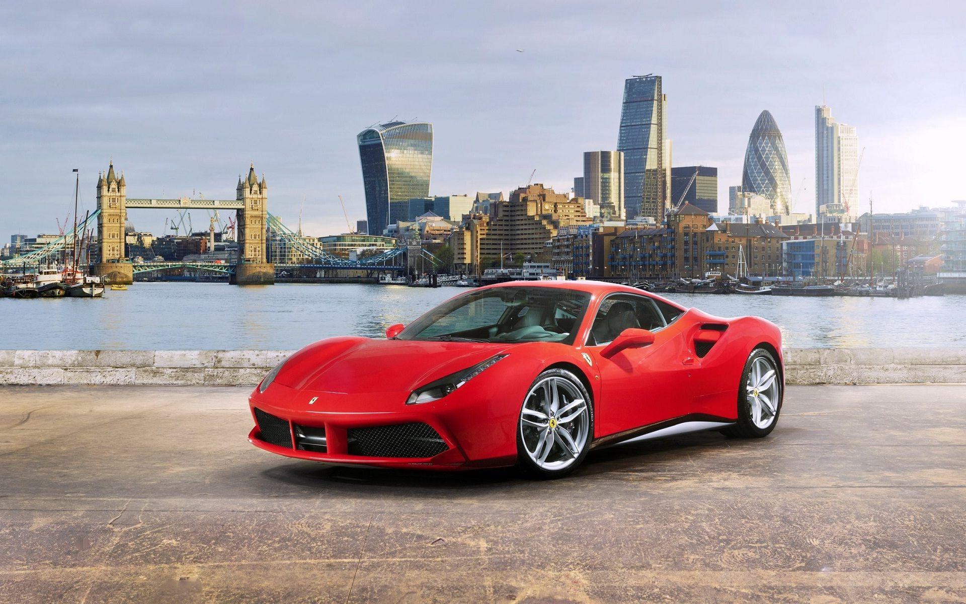 1920x1200 Full HD Of Desktop Red Car Computer Rocks On Photo Cars Wallpaper