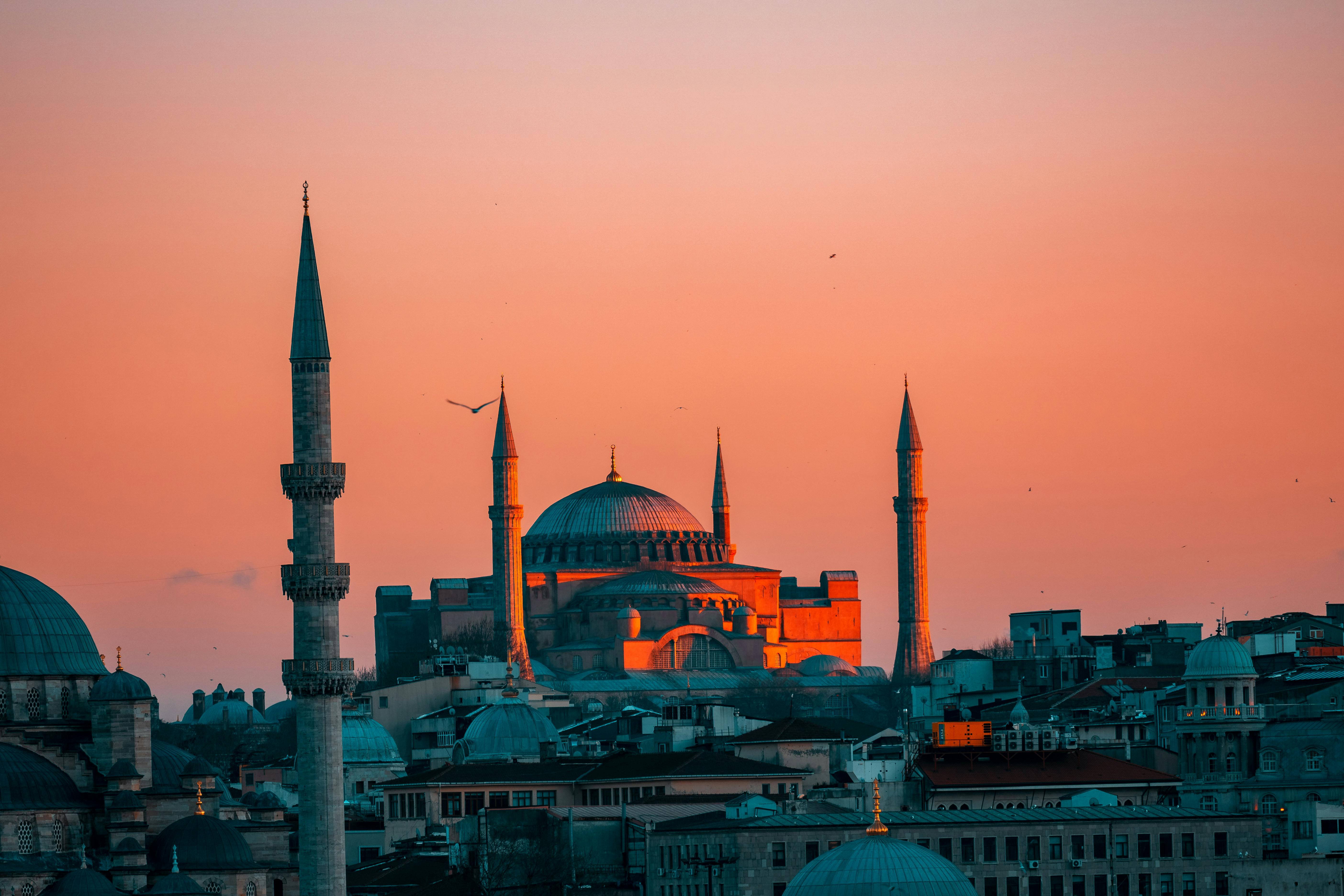 5616x3744 A View of the Hagia Sophia · Free