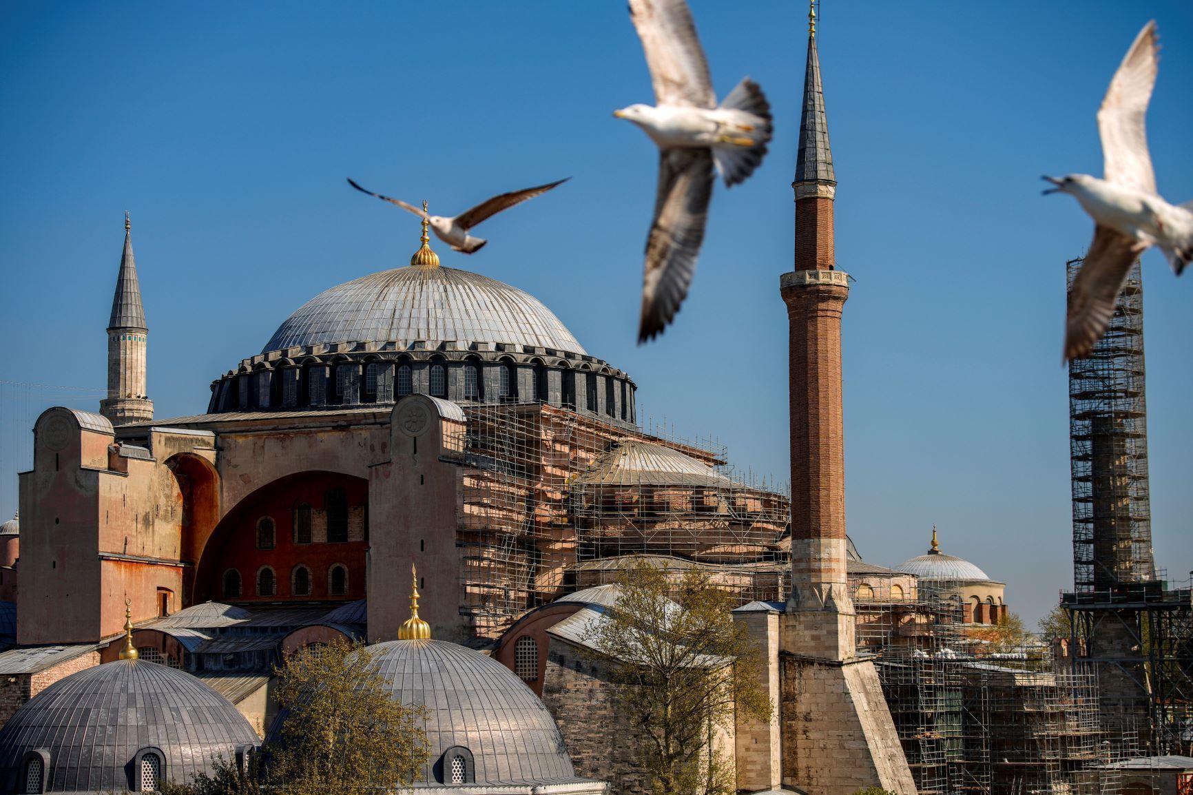 1732x1154 Major restorations begin to preserve Hagia Sophia