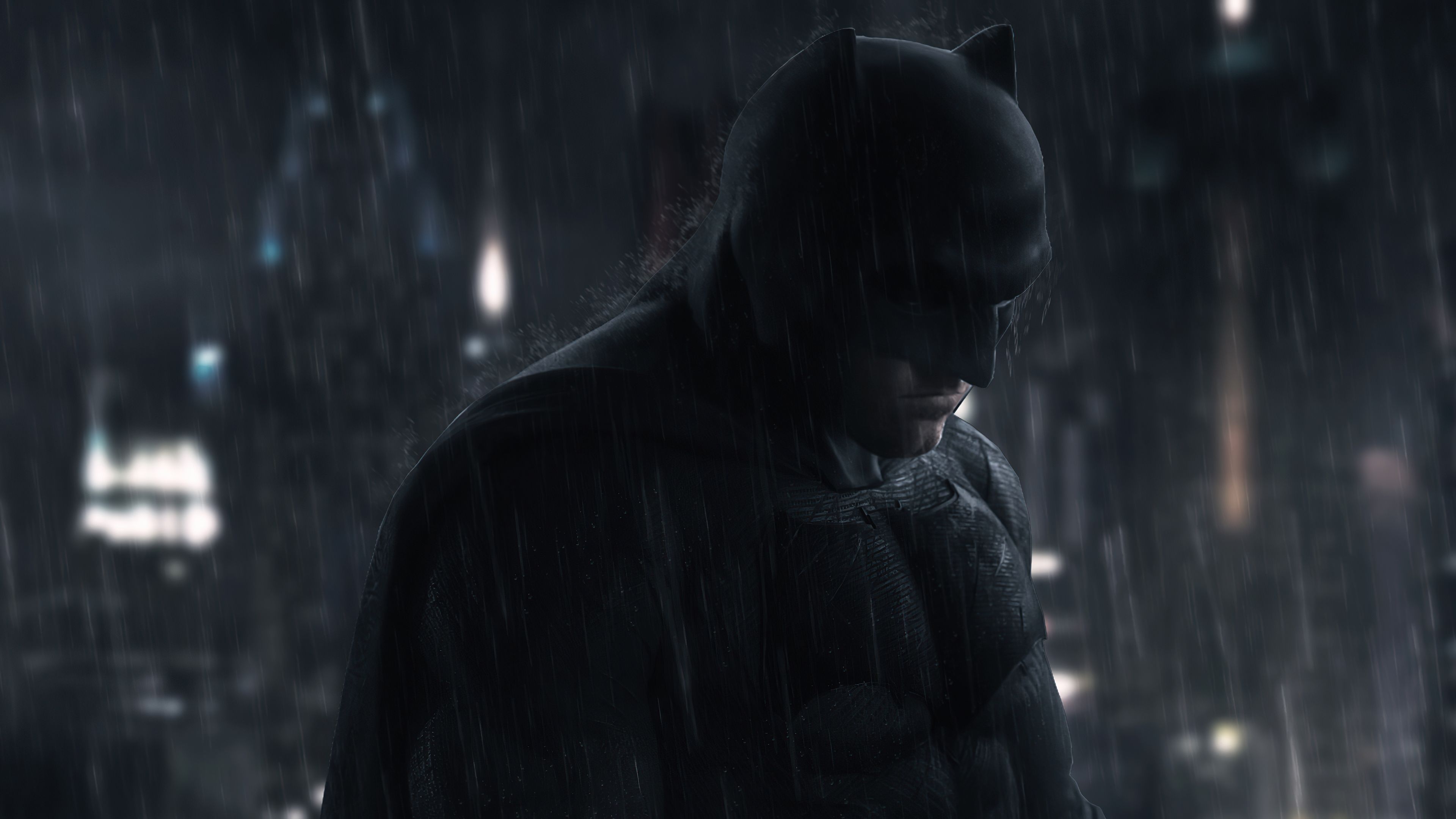 3840x2160 Batman In Dark Rain 4k Wallpaper, HD Superheroes Wallpaper, 4k Wallpaper , Image, Background, Photos and Picture