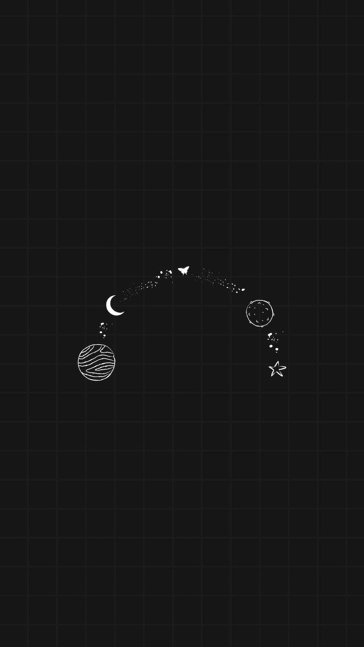 740x1316 Aesthetic Wallpaper Black Vectors Free High Quality Vectors From Freepik