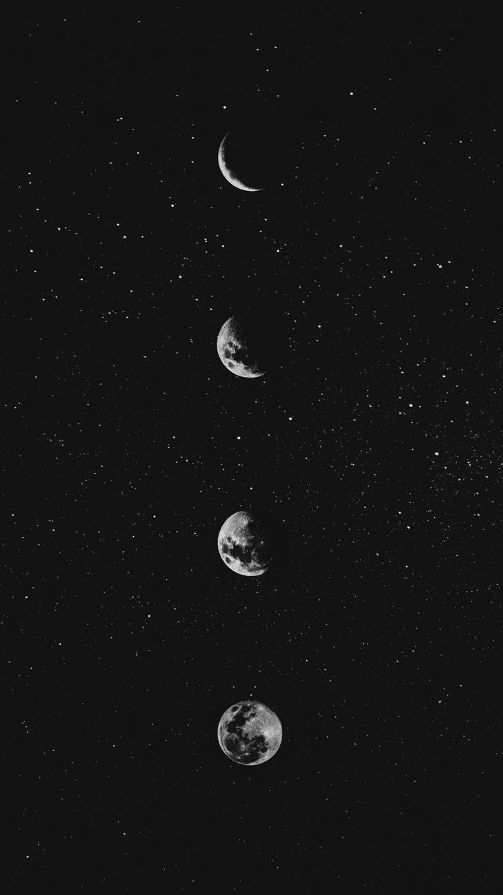 720x1280 Aesthetic Moon HD Wallpaper