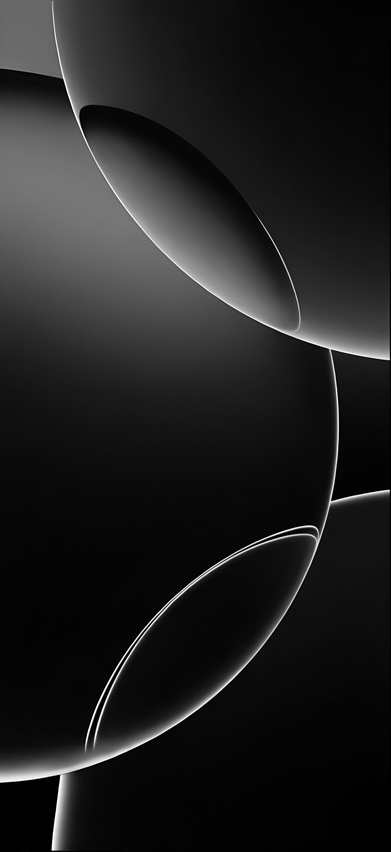 1280x2786 iPhone 16 Pro Wallpaper, All Black Modd