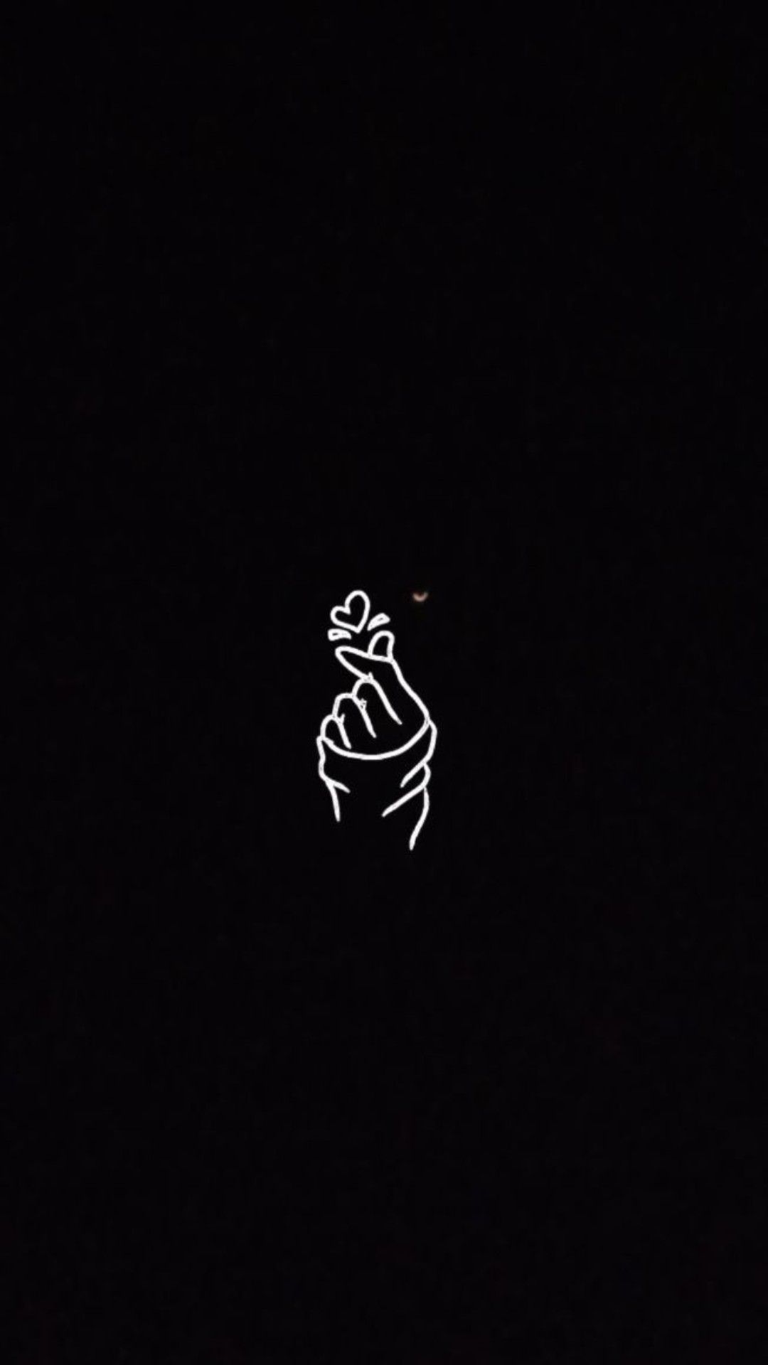 1080x1920 Cute Black Phone Wallpaper