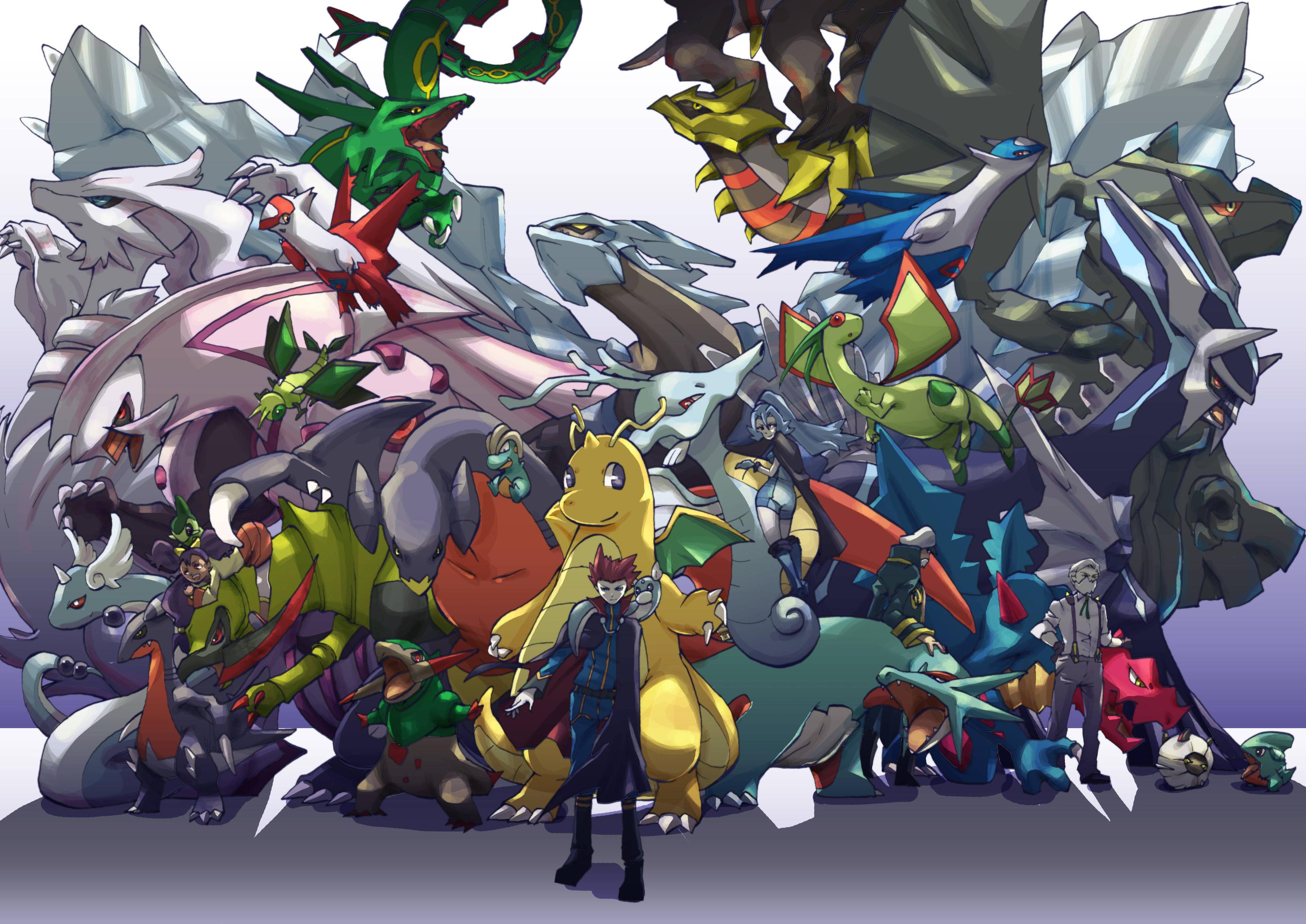 3269x2315 Pokémon Dragon Wallpaper