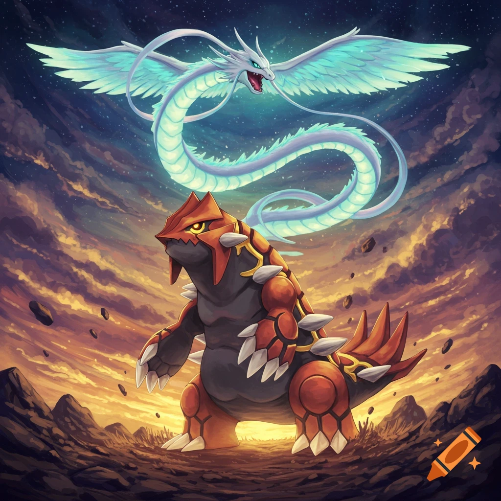 1024x1024 Dragon Type Pokemon Inspired by Garuda Folklore created on Craiyon