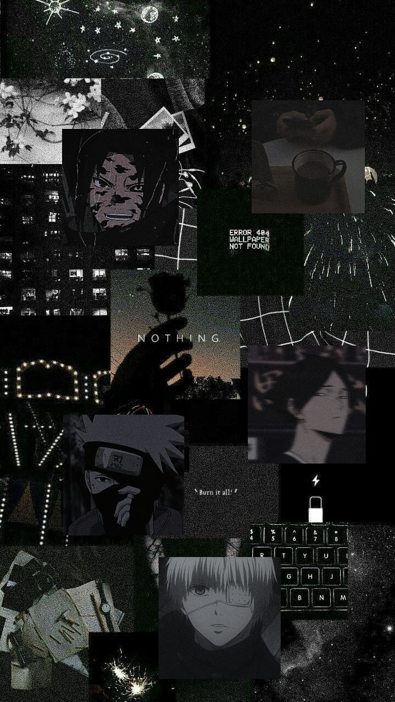 800x1422 HD black anime wallpaper