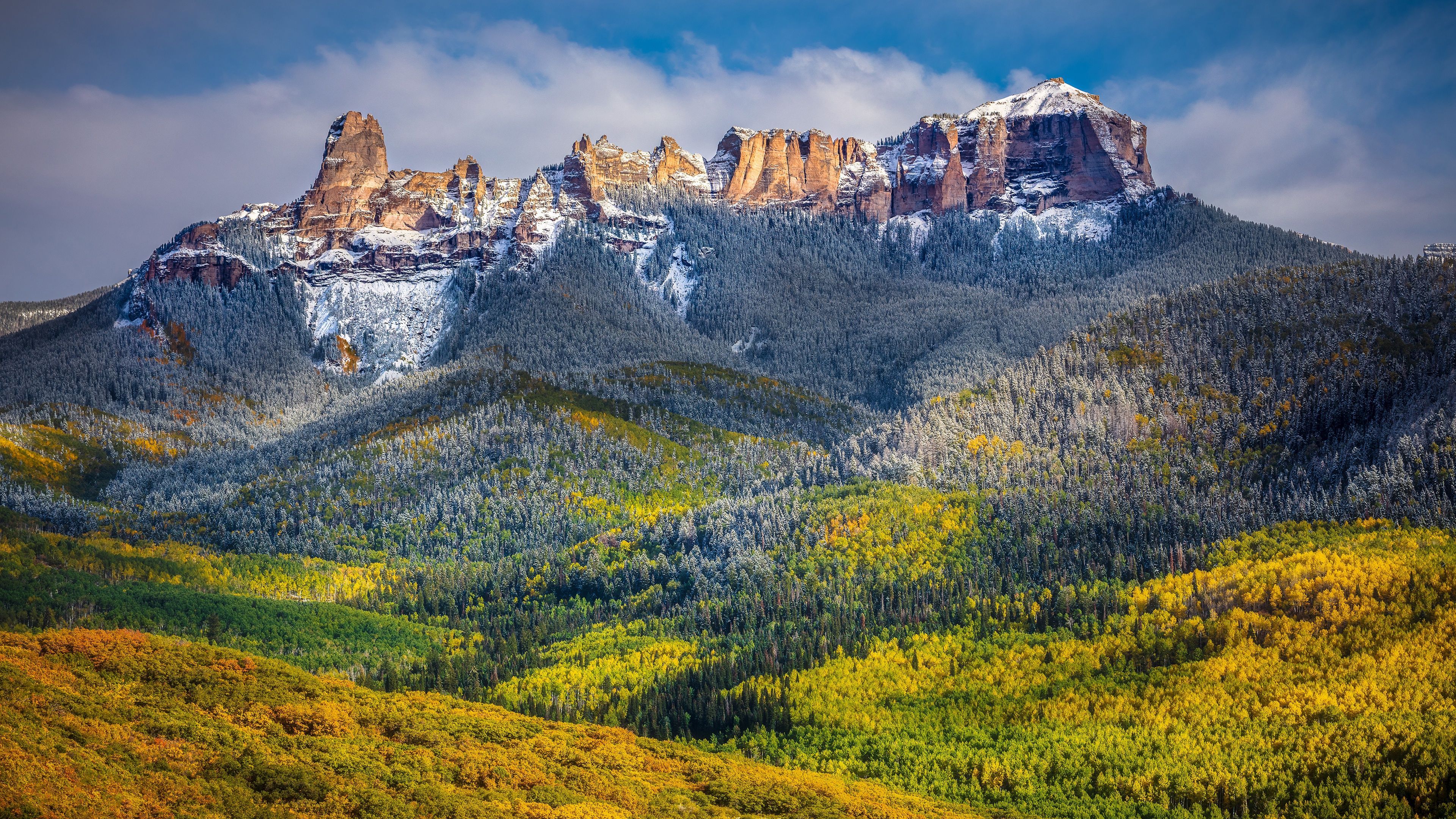 3840x2160 Download Nature Courthouse Mountain 4k Ultra HD Wallpaper