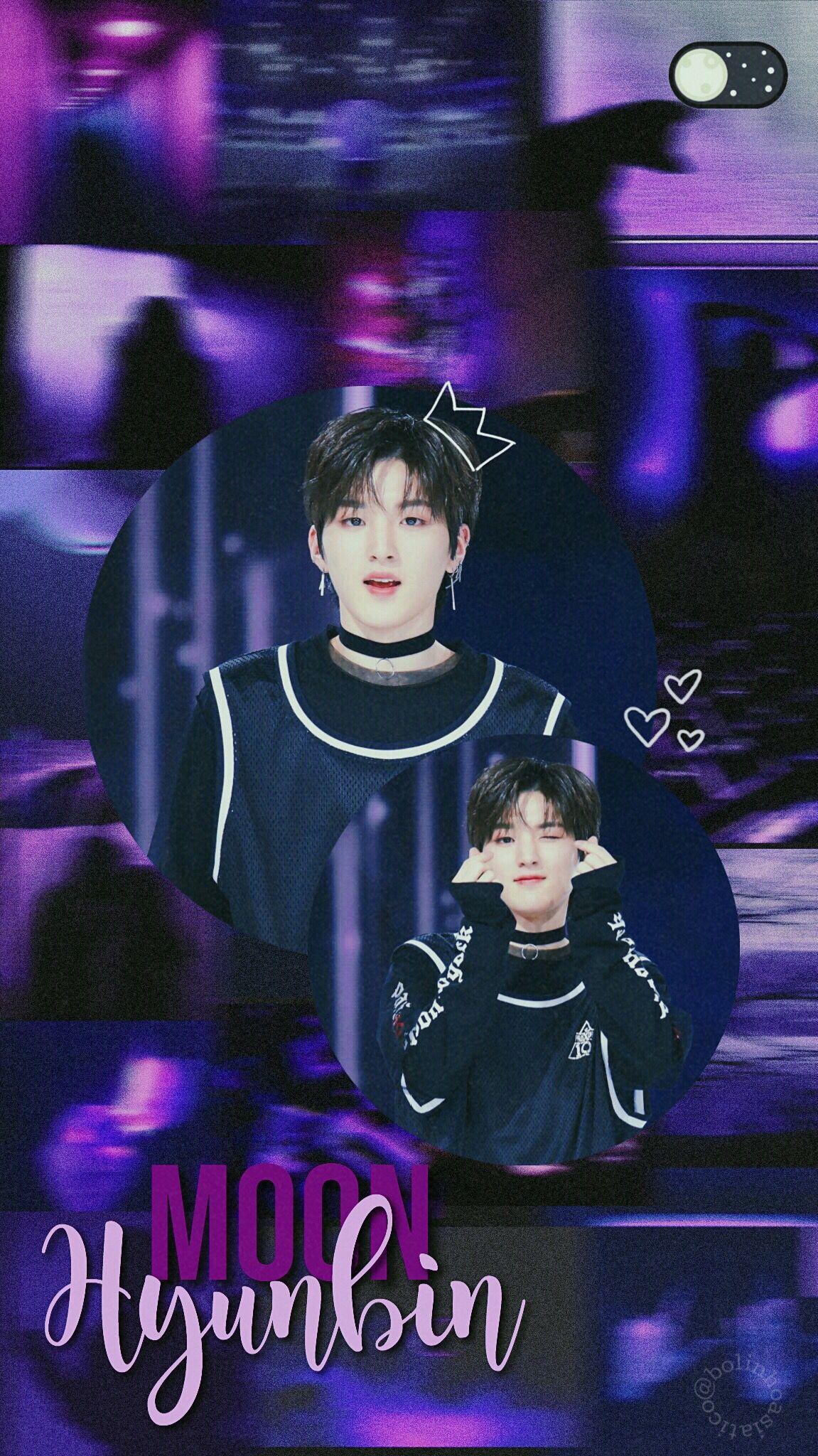 1151x2048 Wallpaper of Starship Trainee Moon Hyunbin from Produce x101