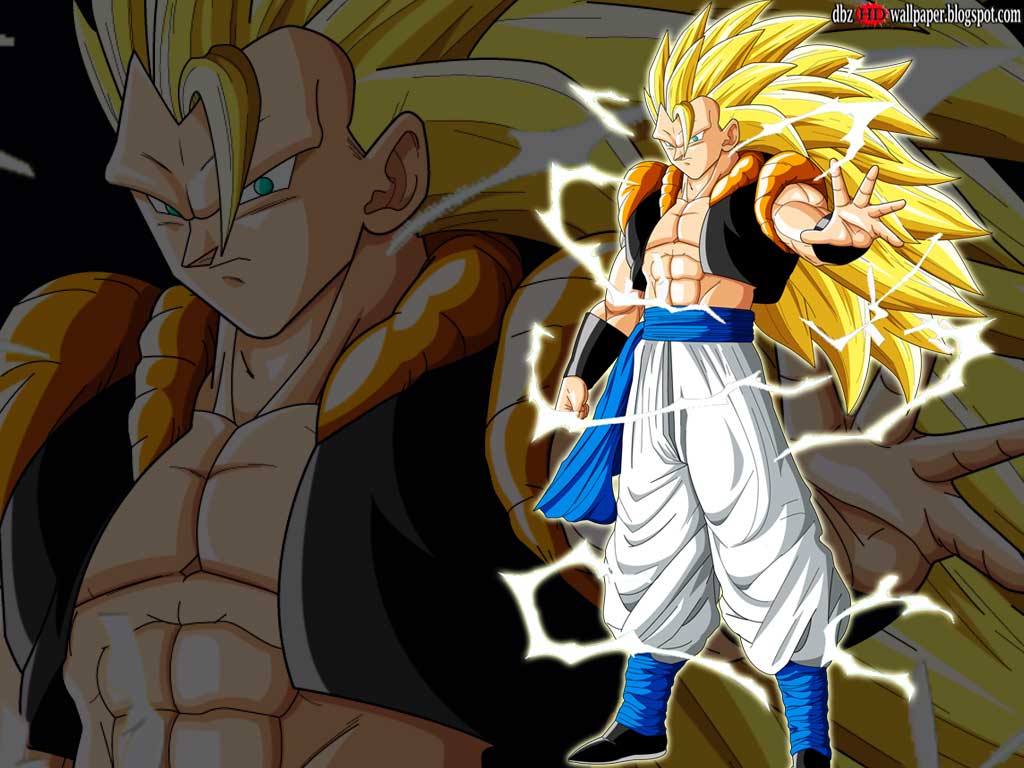 1024x768 DragonBall Wallpaper: Gogeta : Super Saiyan 3