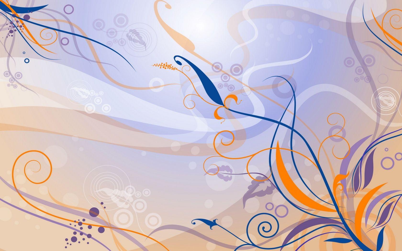 1680x1050 Yellow Blue Vector Design Wishes For Dad