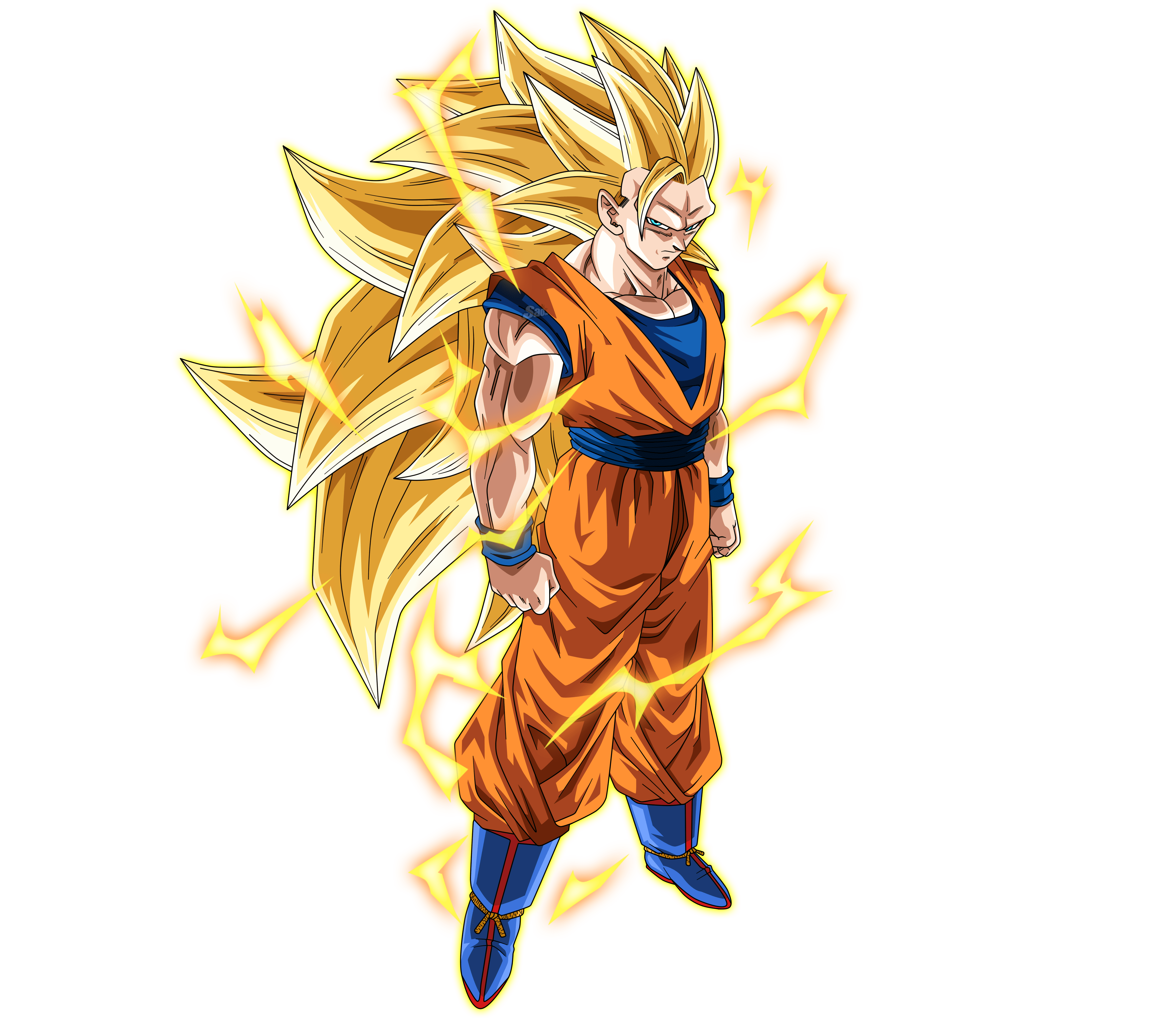 Super Saiyan 3 Goku wallpaper by Ethanoil - Download on ZEDGE™