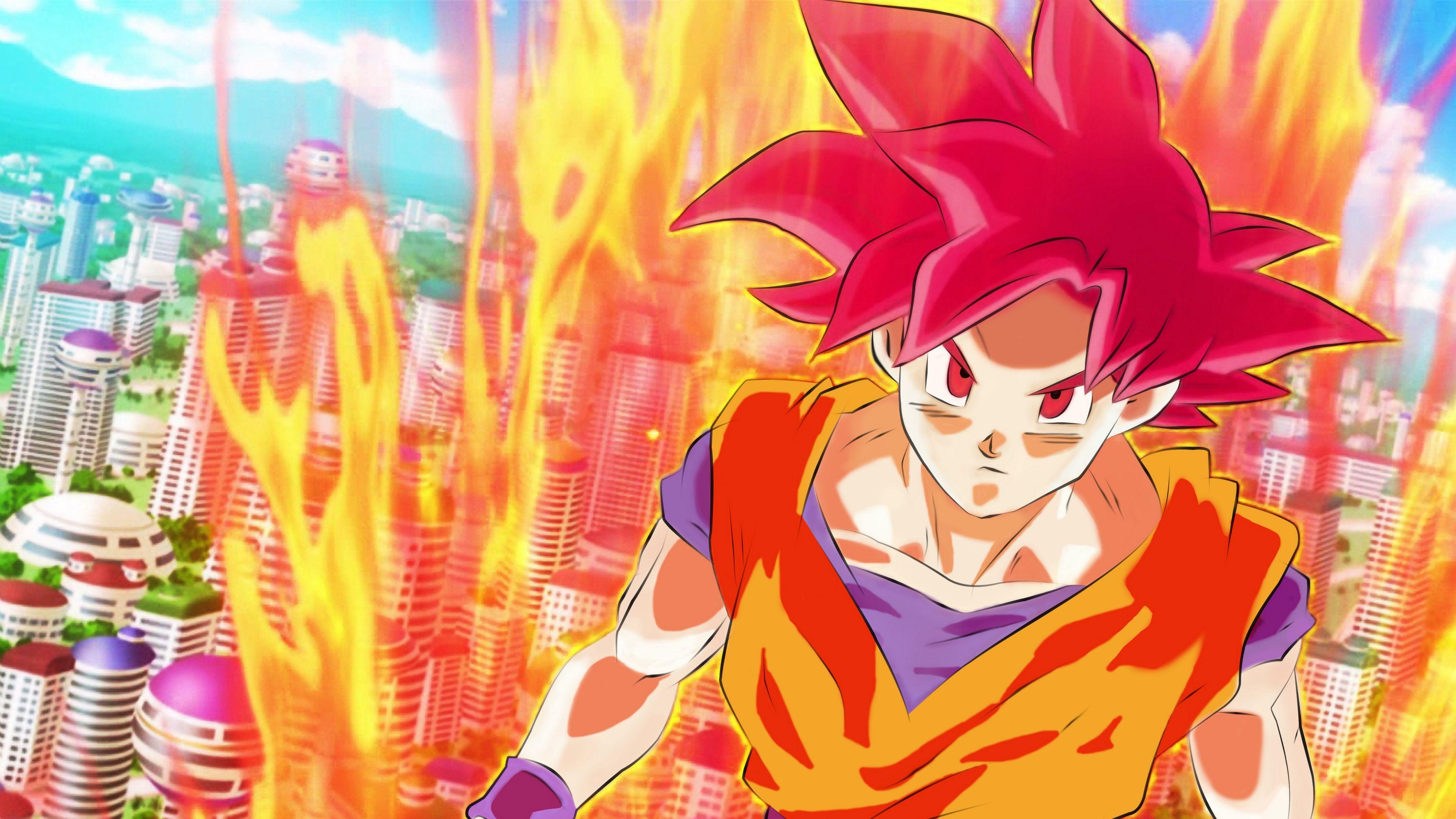 3840x2160 Wallpaper Dragon Ball Z, Goku, Super Saiyan
