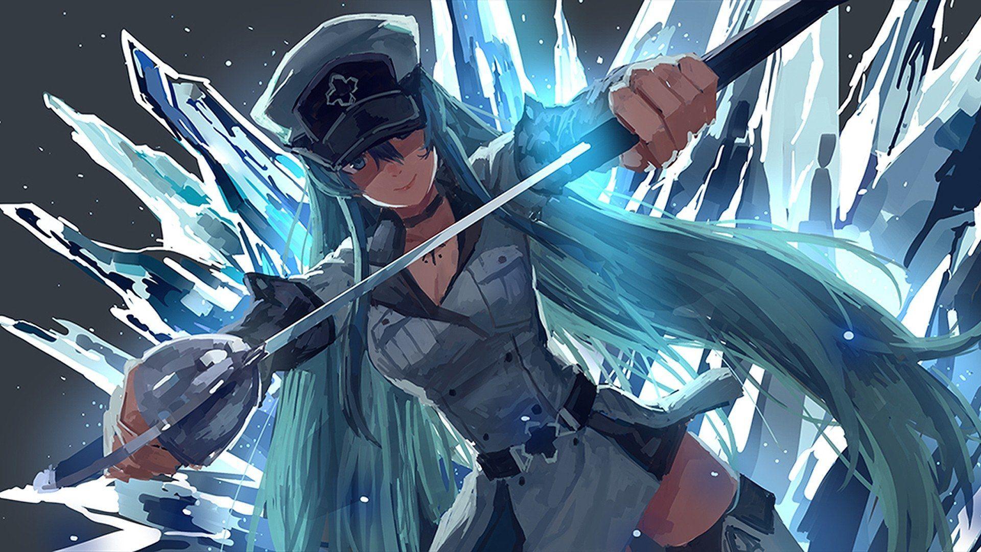 Hình nền HD 1920x1080 Esdeath (Akame Ga Kill!).  Tiểu sử https://wallpaperaccess.com/full/2006813.jpg