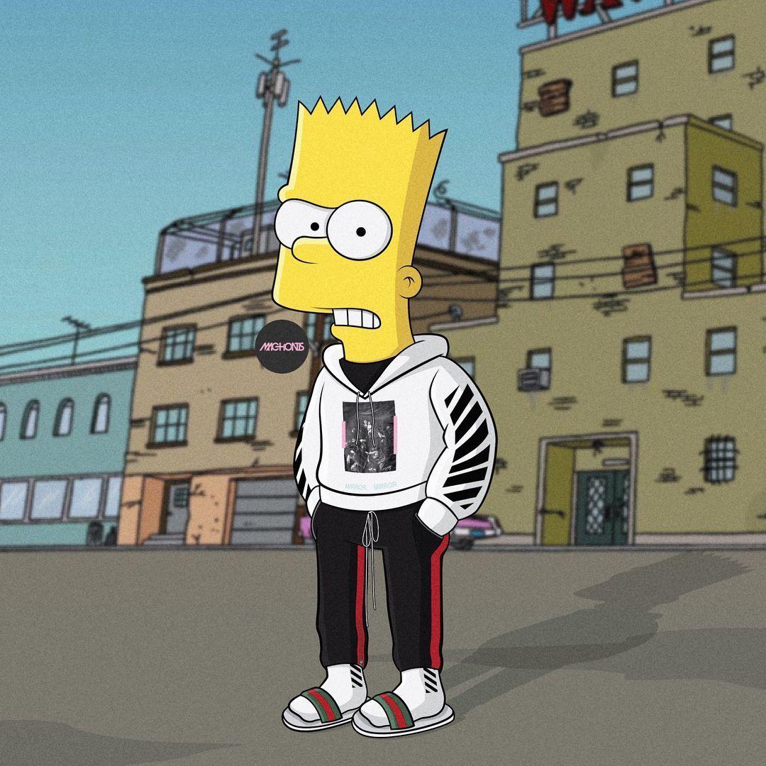 Offwhite gucci simpson simpsons hypebeast toedit Cool Bart Simpson Gucci  HD phone wallpaper  Pxfuel