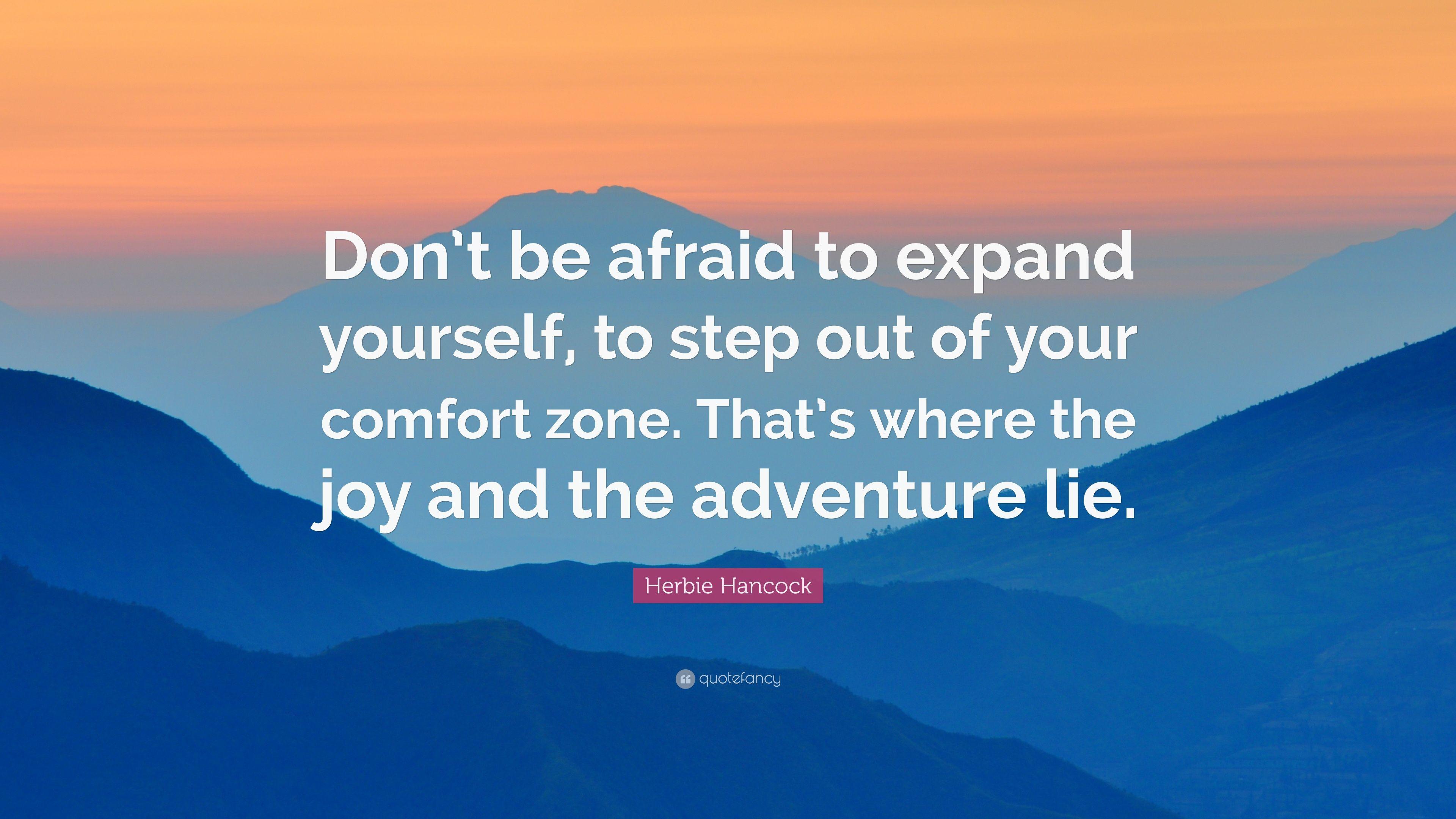 3840x2160 Herbie Hancock Quote: “Don't be afraid to expand yourself