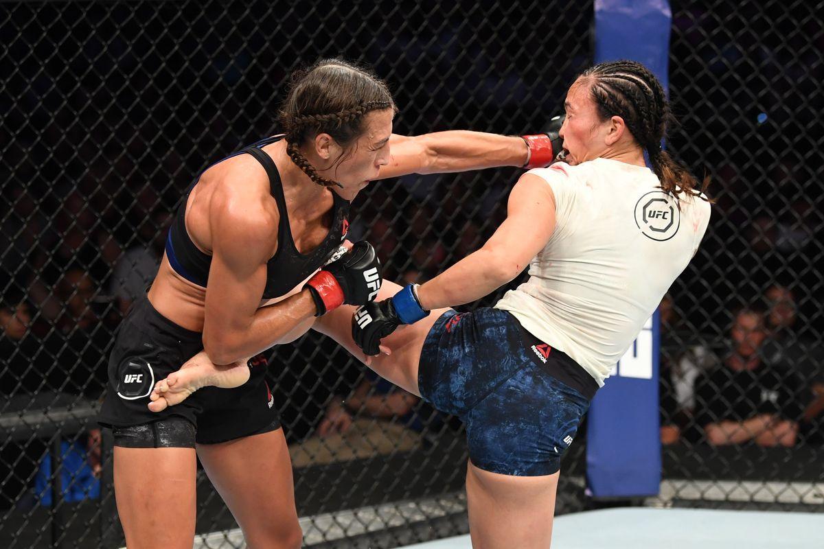 1200x800 Joanna Jedrzejcyzk bloodies and beats up Michelle Waterson